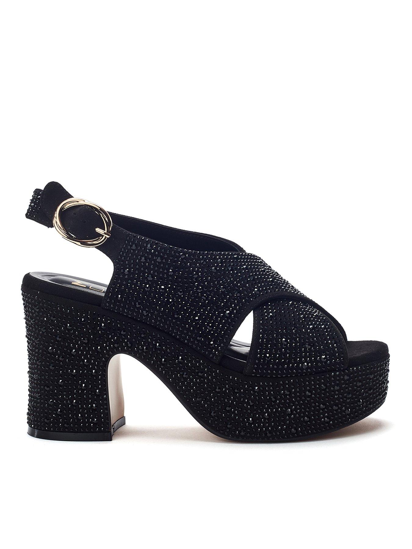 Moda In Pelle Nakara Block Heels, Black, Size 5, Women