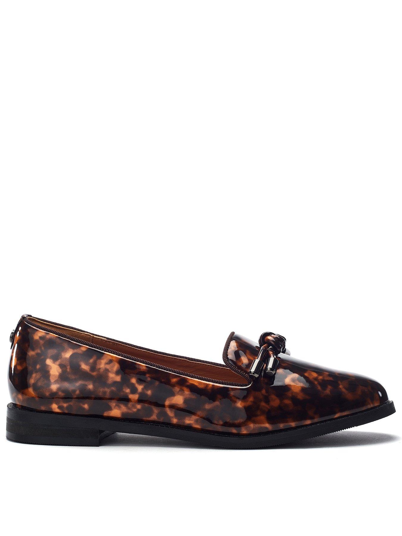 Moda In Pelle Fillipa Patent Loafer - Tortoise Shell