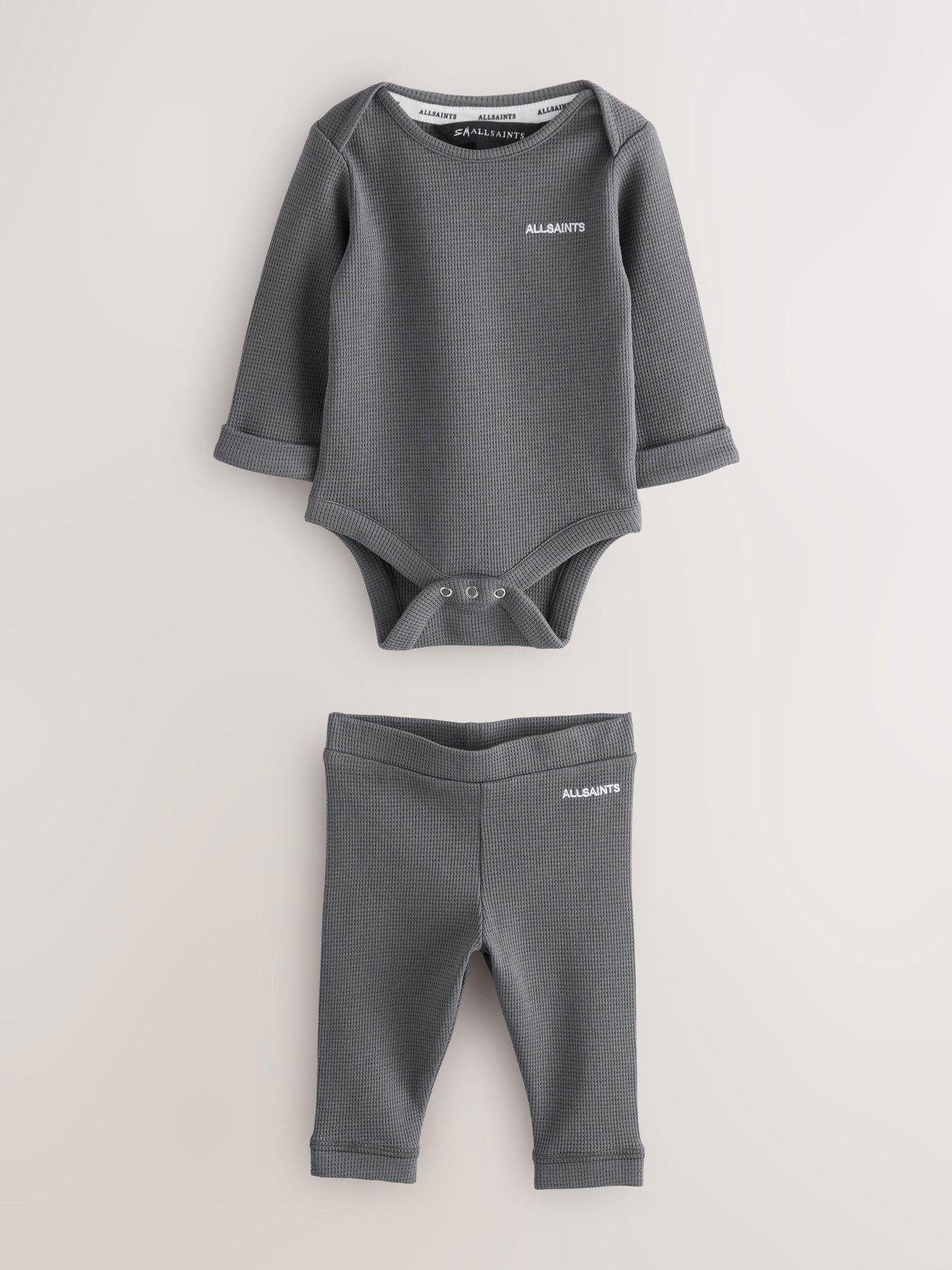smALLSAINTS Baby Boys Top  &  Legging Set - Grey