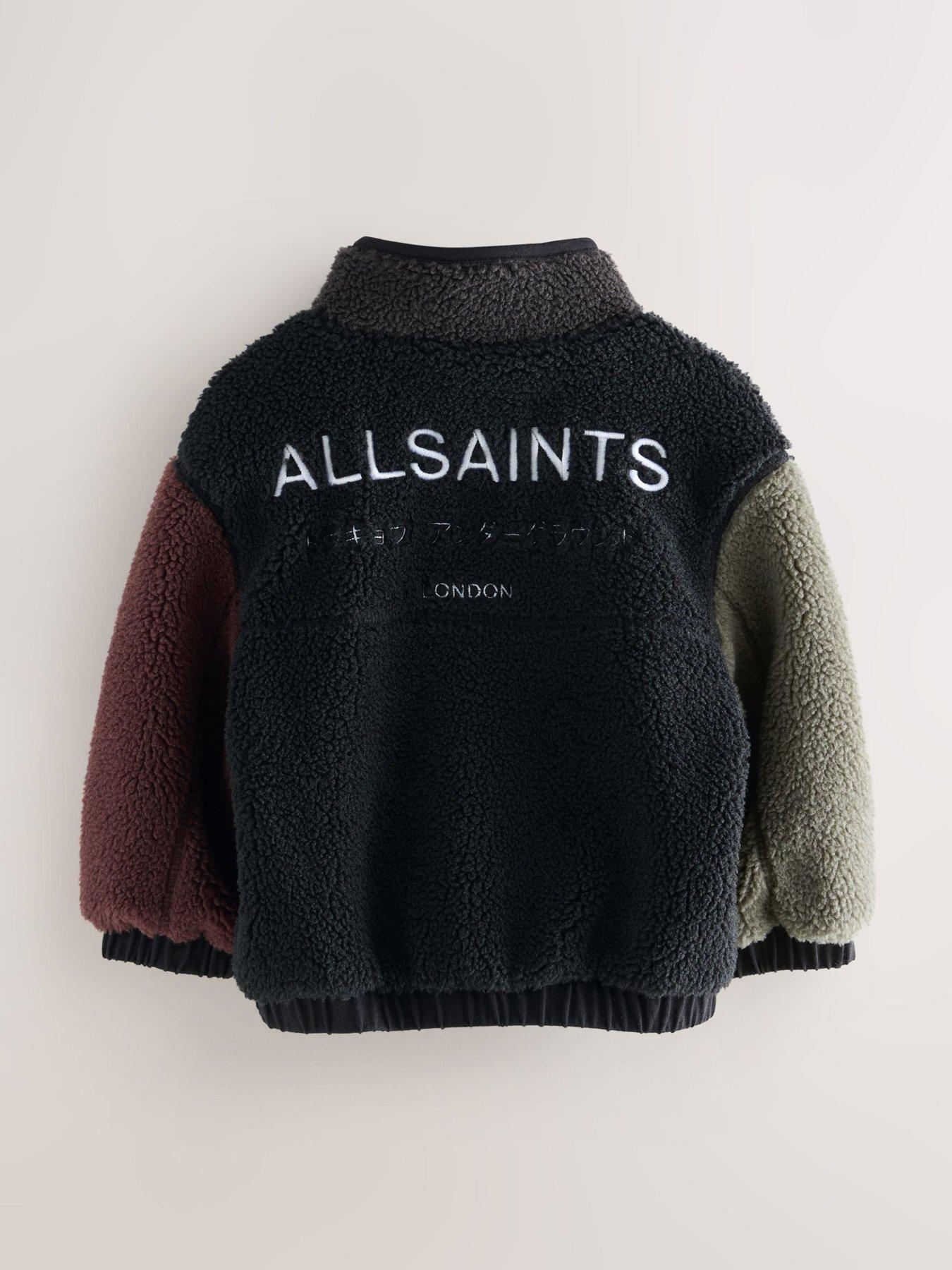 Image 7 of 7 of smALLSAINTS Younger Boys Colourblock Fleece - Black