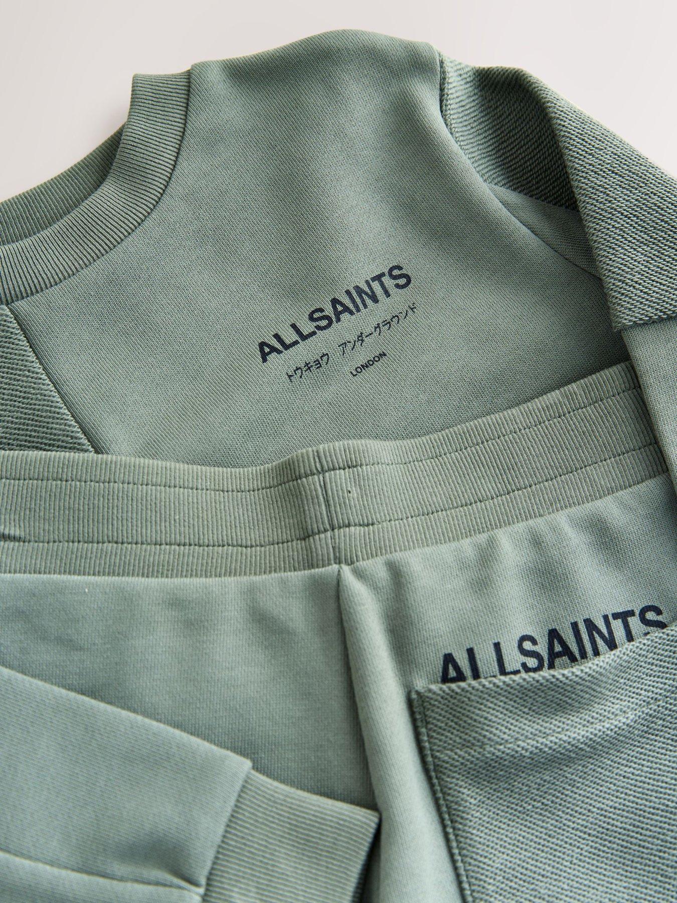 Image 4 of 7 of smALLSAINTS Younger Boys Twill Sweat Set - Green