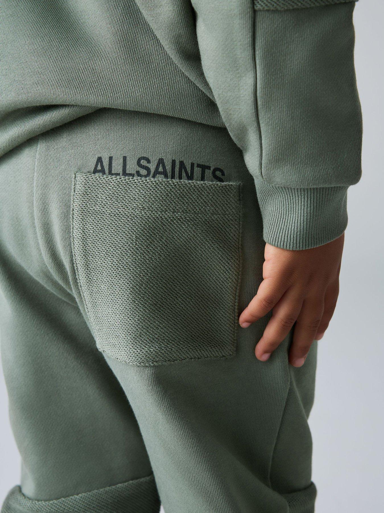 Image 5 of 7 of smALLSAINTS Younger Boys Twill Sweat Set - Green