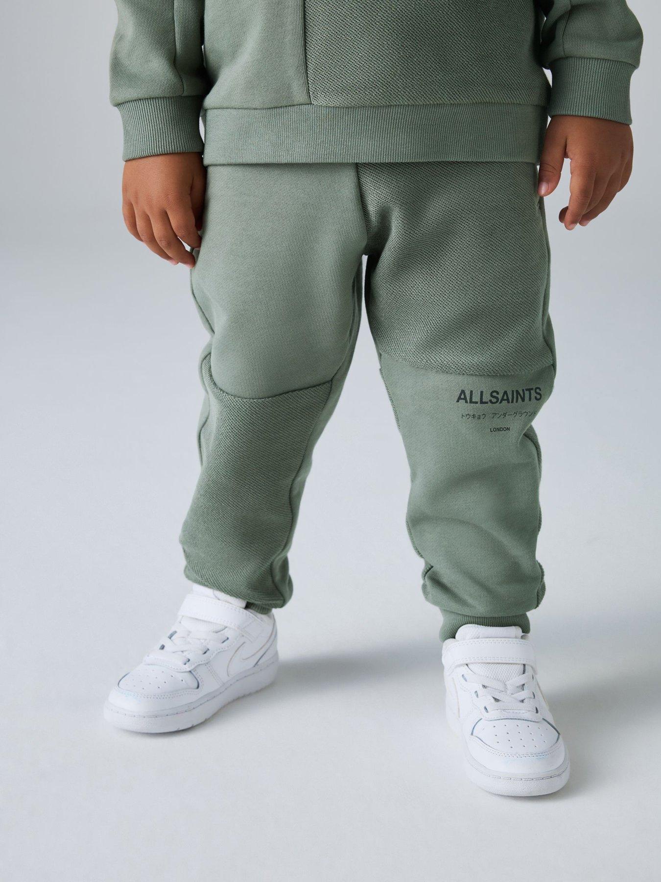 Image 6 of 7 of smALLSAINTS Younger Boys Twill Sweat Set - Green