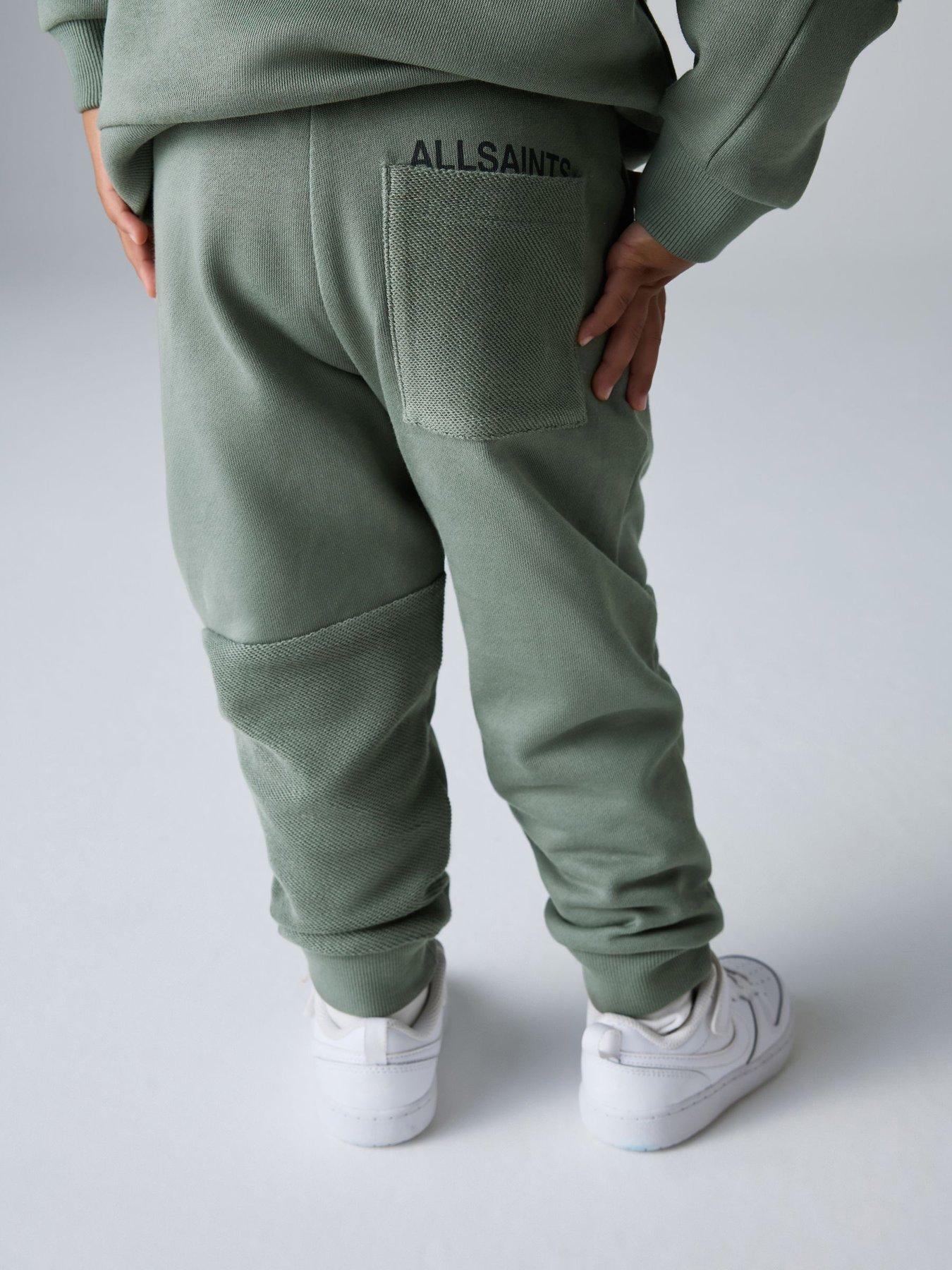 Image 7 of 7 of smALLSAINTS Younger Boys Twill Sweat Set - Green
