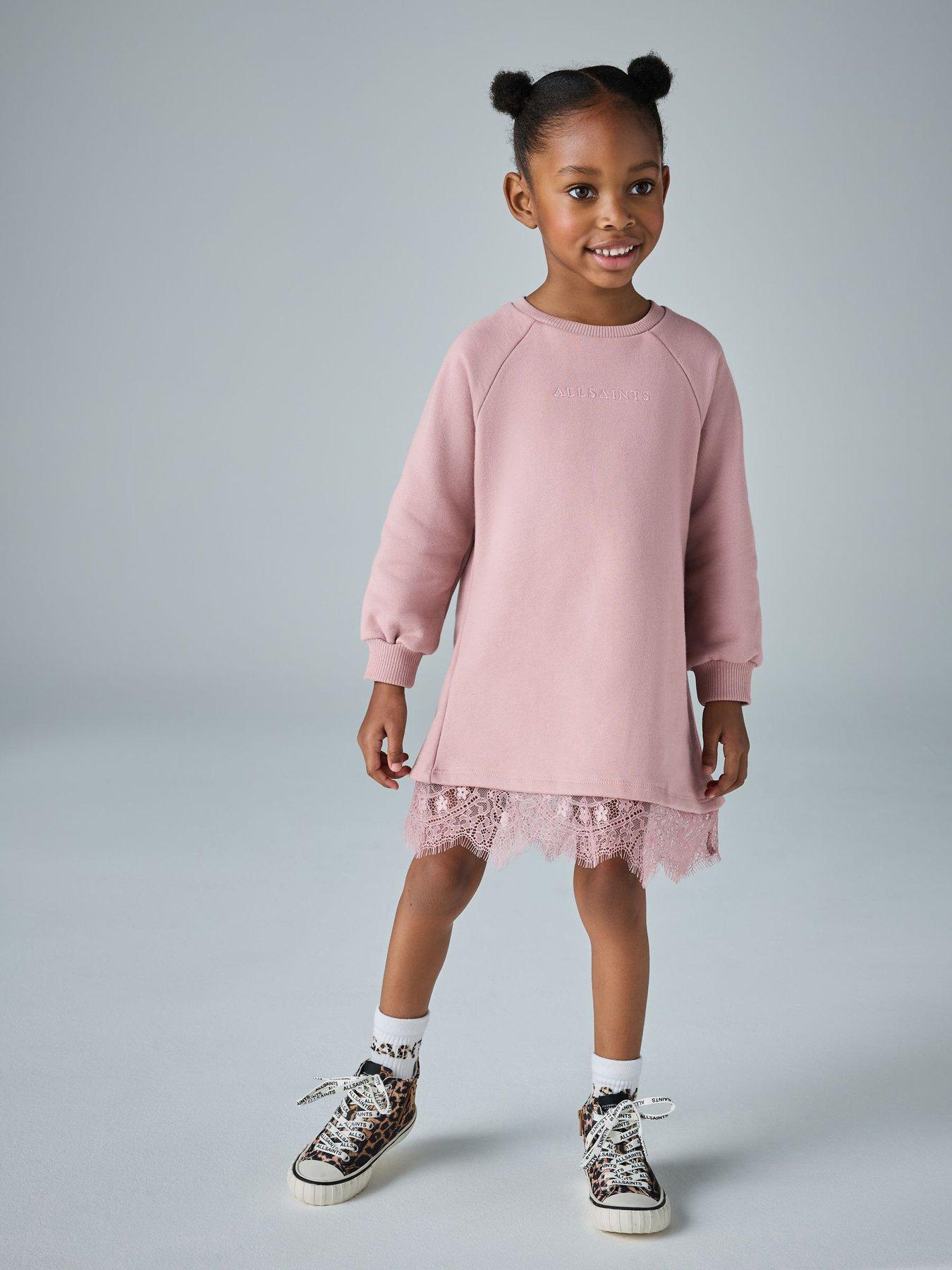 smALLSAINTS Younger Girls Lace Dress - Pink
