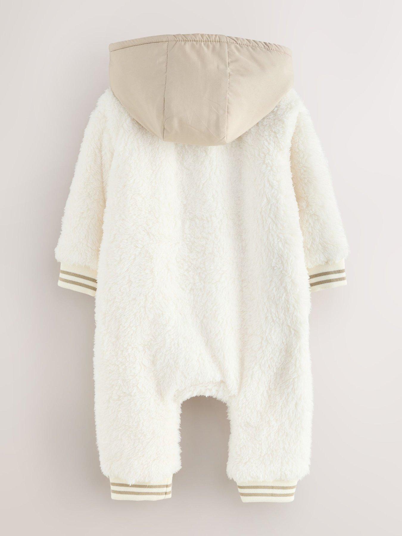 Image 2 of 5 of Ted Baker Baby Boys Snugglesuit - Beige