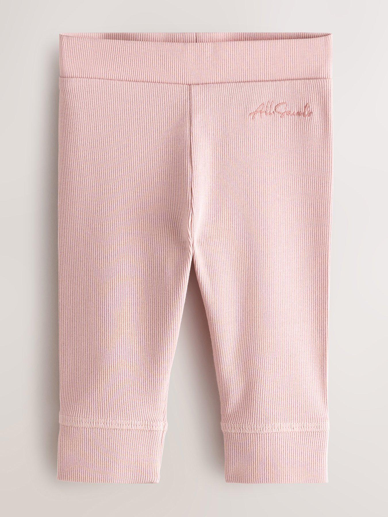 smALLSAINTS Baby Girls Rib Top Set - Pink | Very