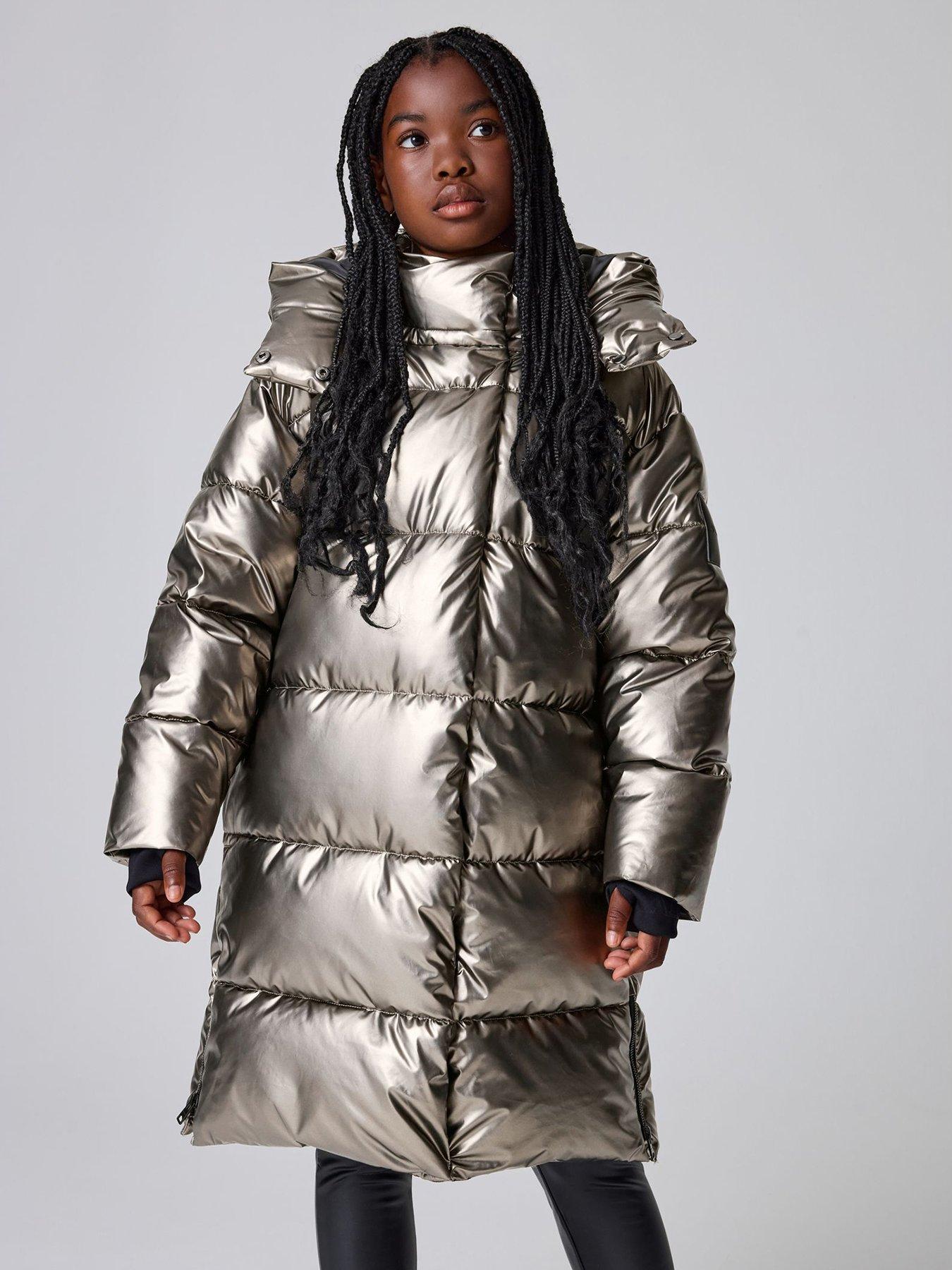 smALLSAINTS Older Girls Padded Coat - Metallic