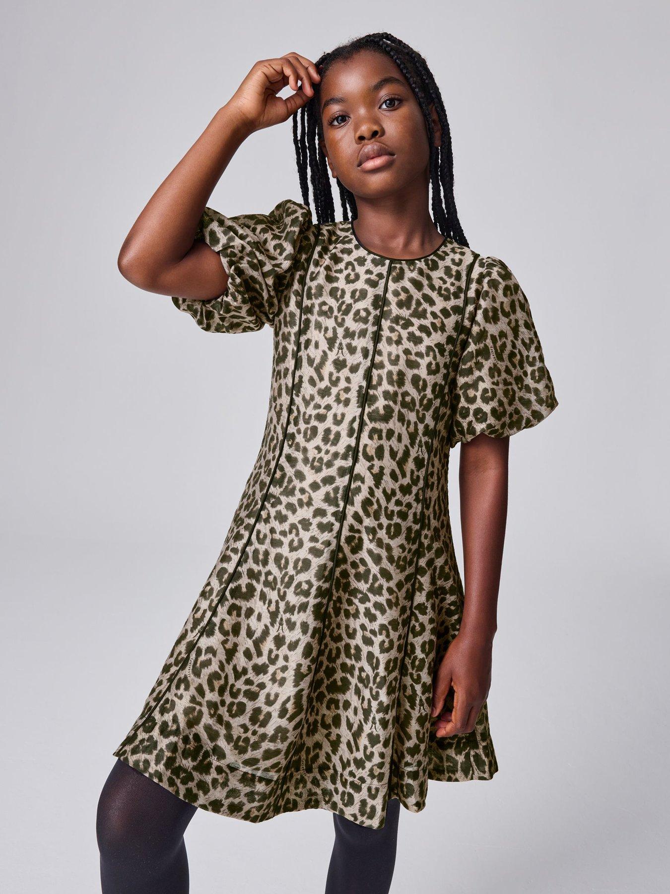 Smallsaints Older Girls Leopard Dress - Print
