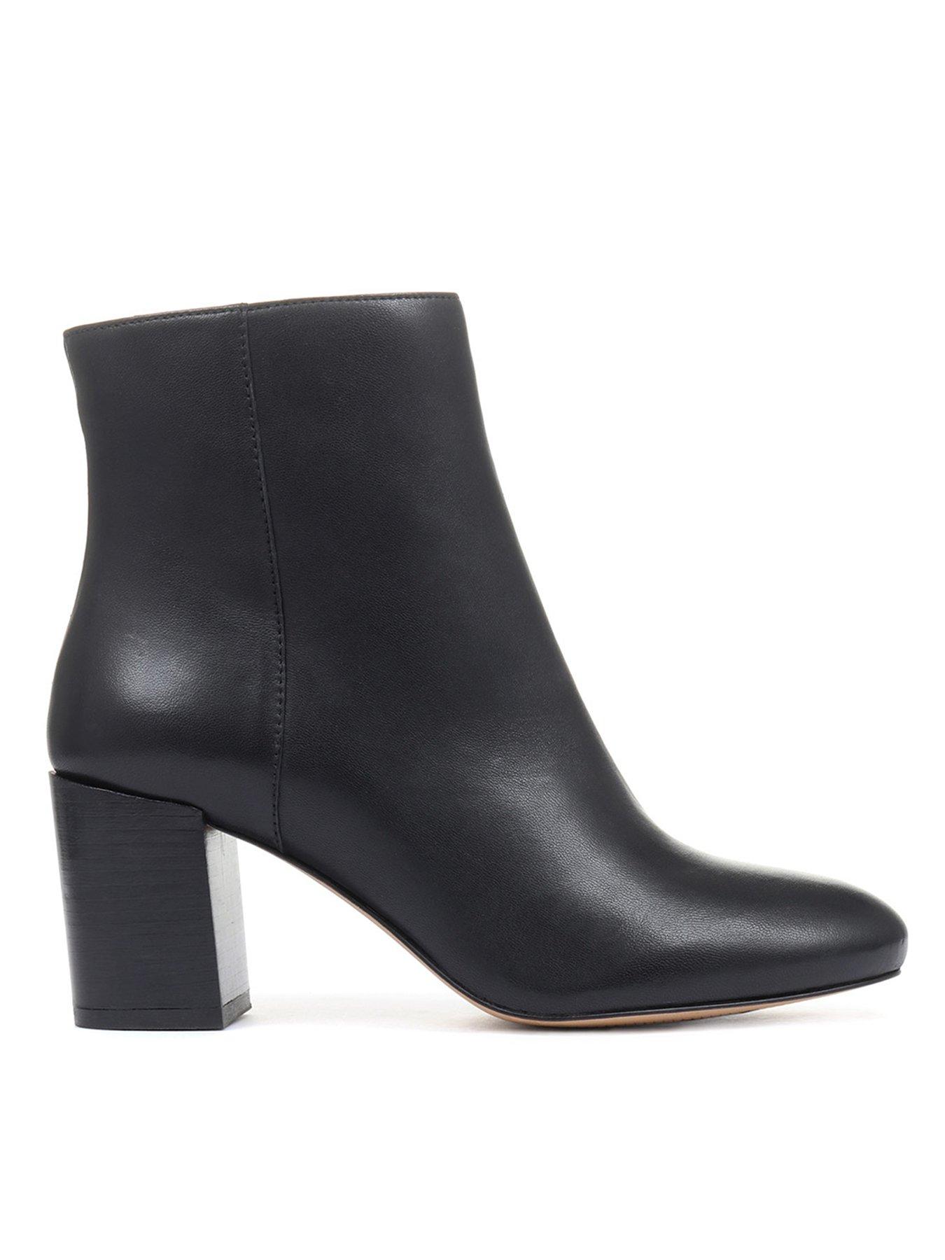 Jones Bootmaker Neptune Heeled Ankle Boot - Black
