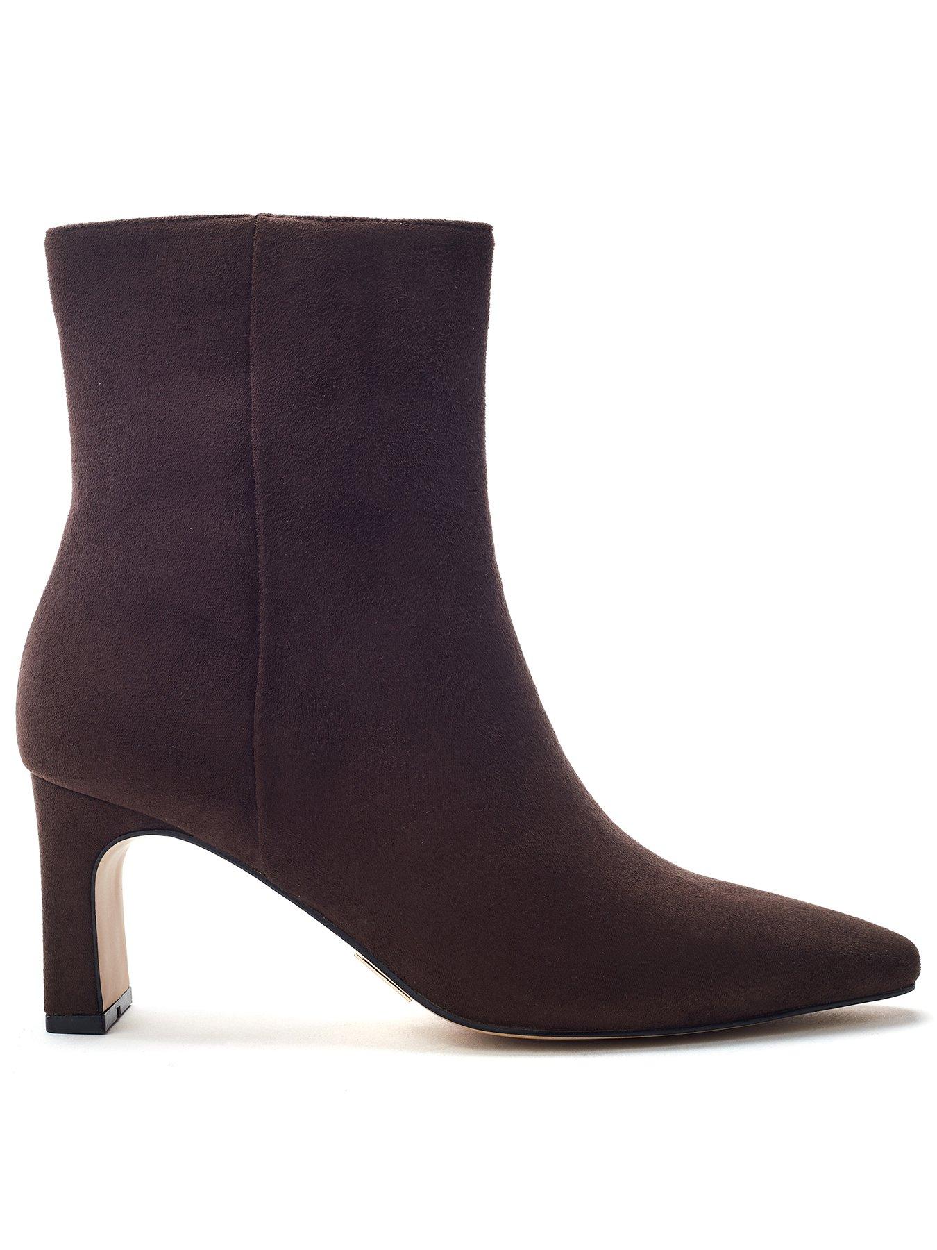 Moda In Pelle Opalia Heeled Ankle Boot - Brown