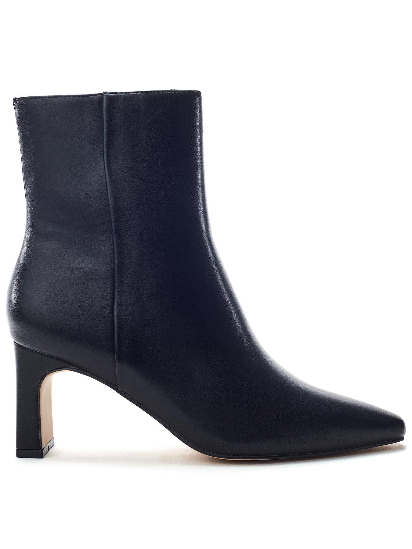 Moda In Pelle Opalia Heeled Ankle Boot - Black