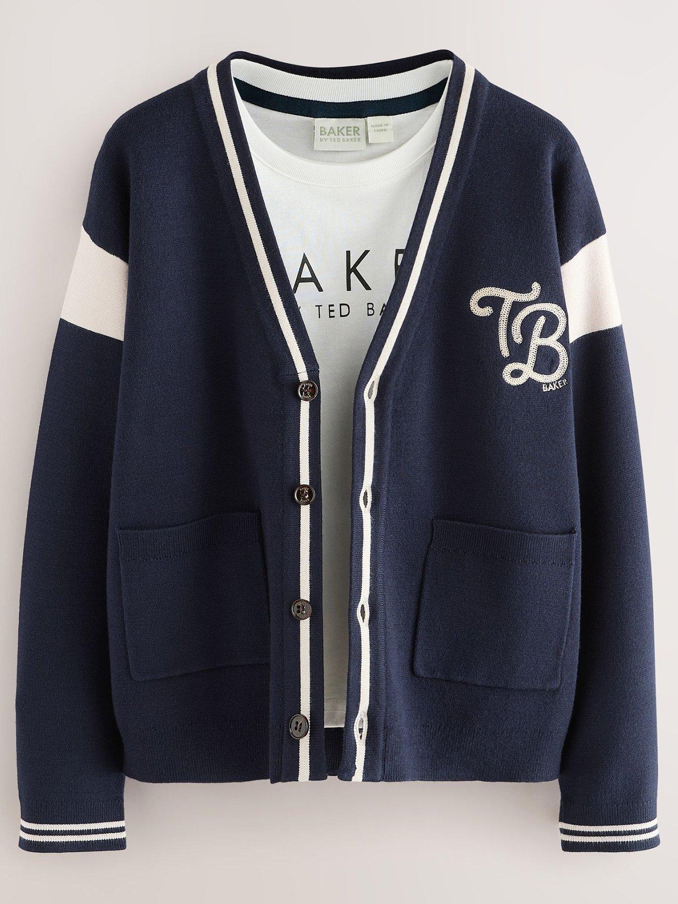 Ted Baker Older Boys Varsity Cardigan - Blue