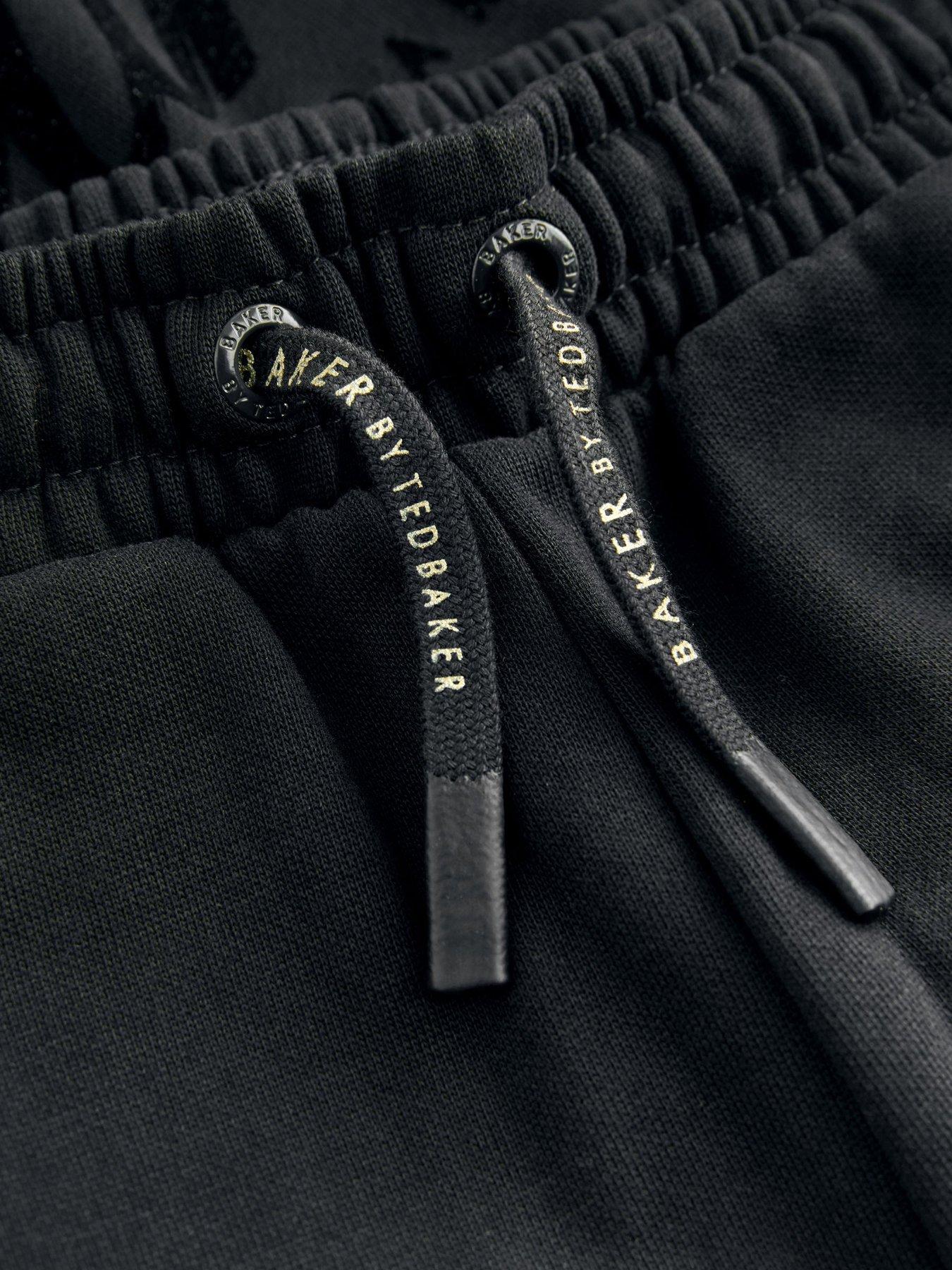 Image 6 of 6 of Ted Baker Older Girls Logo Sweat Set - Black
