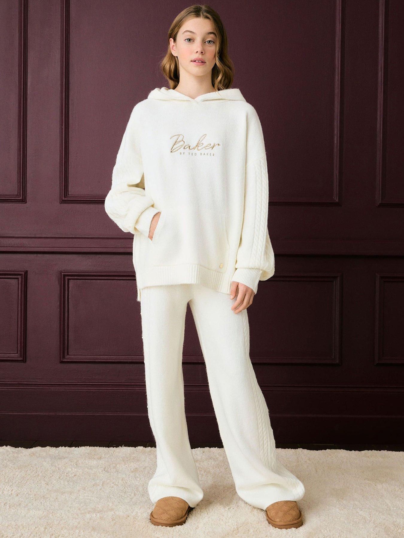 Ted Baker Older Girls Lounge Set - Cream