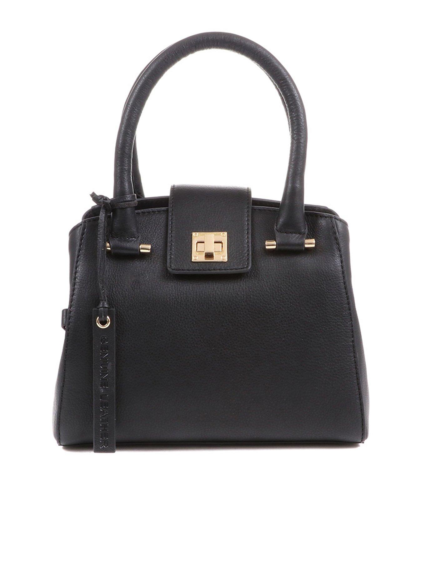 Image 1 of 3 of Jones The Bootmaker Whimsy Leather Bag - Black