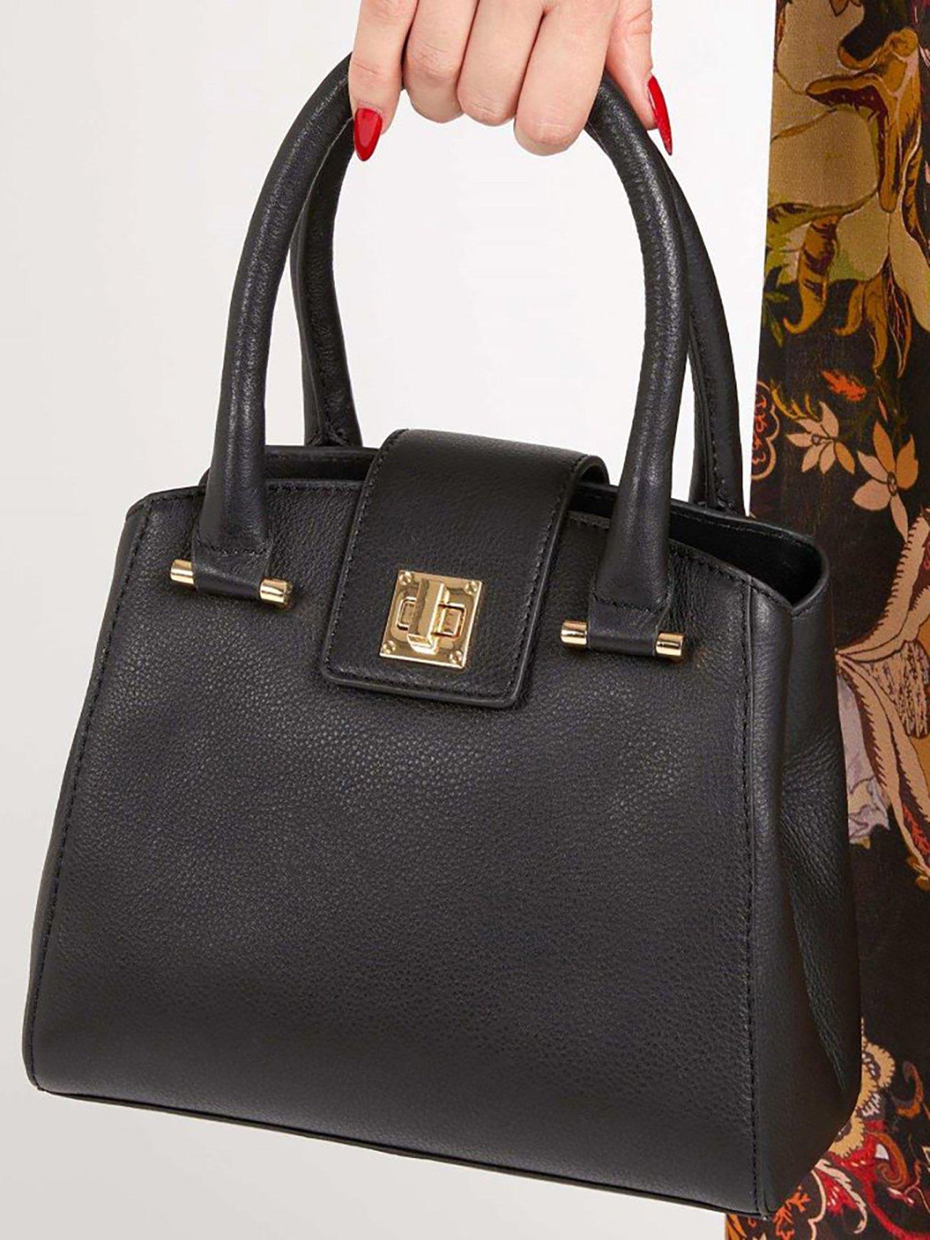 Image 2 of 3 of Jones The Bootmaker Whimsy Leather Bag - Black