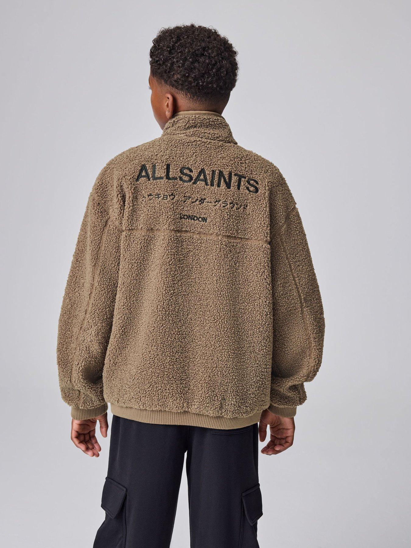 Image 6 of 7 of smALLSAINTS Older Boys Zip Fleece - Brown
