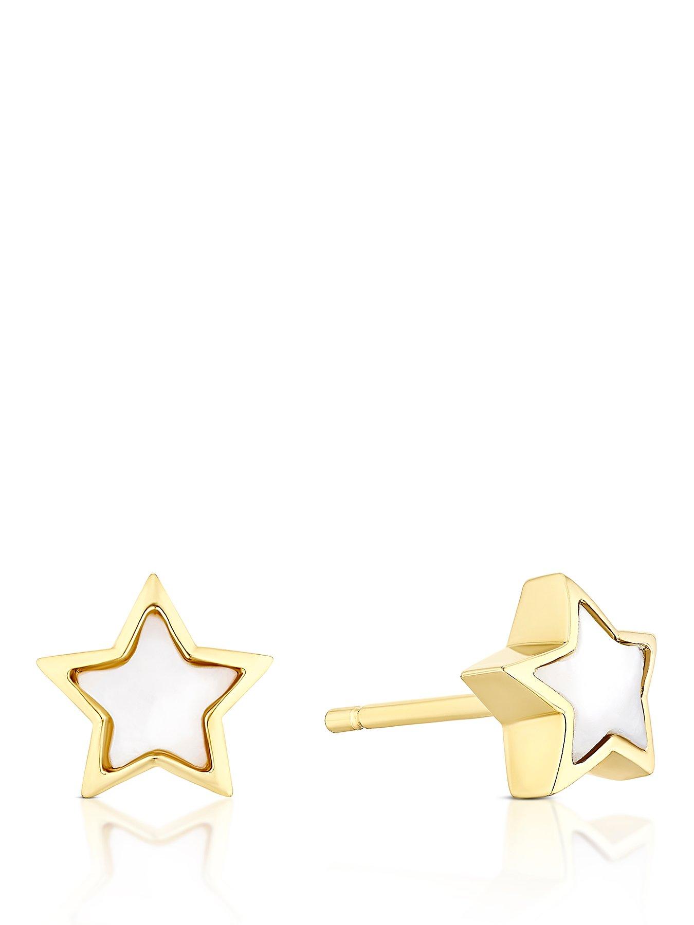 H. Samuel 9ct Gold Kids Star Mop Studs