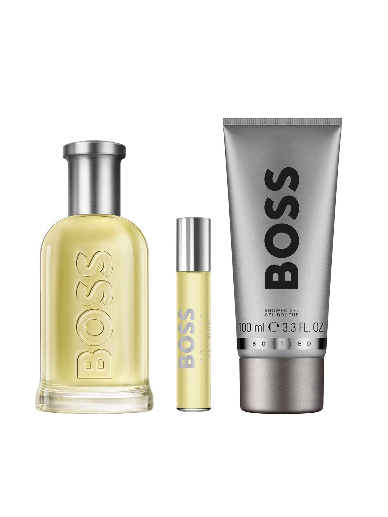 Image 2 of 6 of BOSS Bottled Eau de Toilette and Shower Gel for Men Trio Gift Set