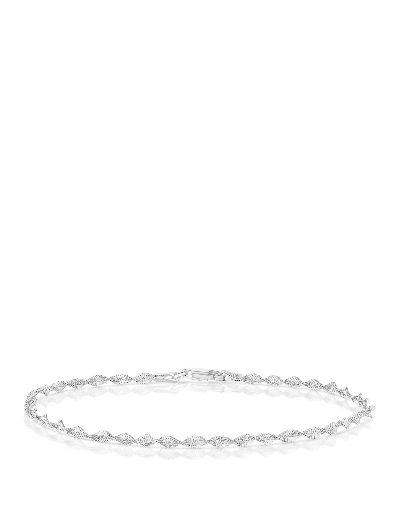 Ernest Jones Ster Sil Spark Twist Bt - One Colour