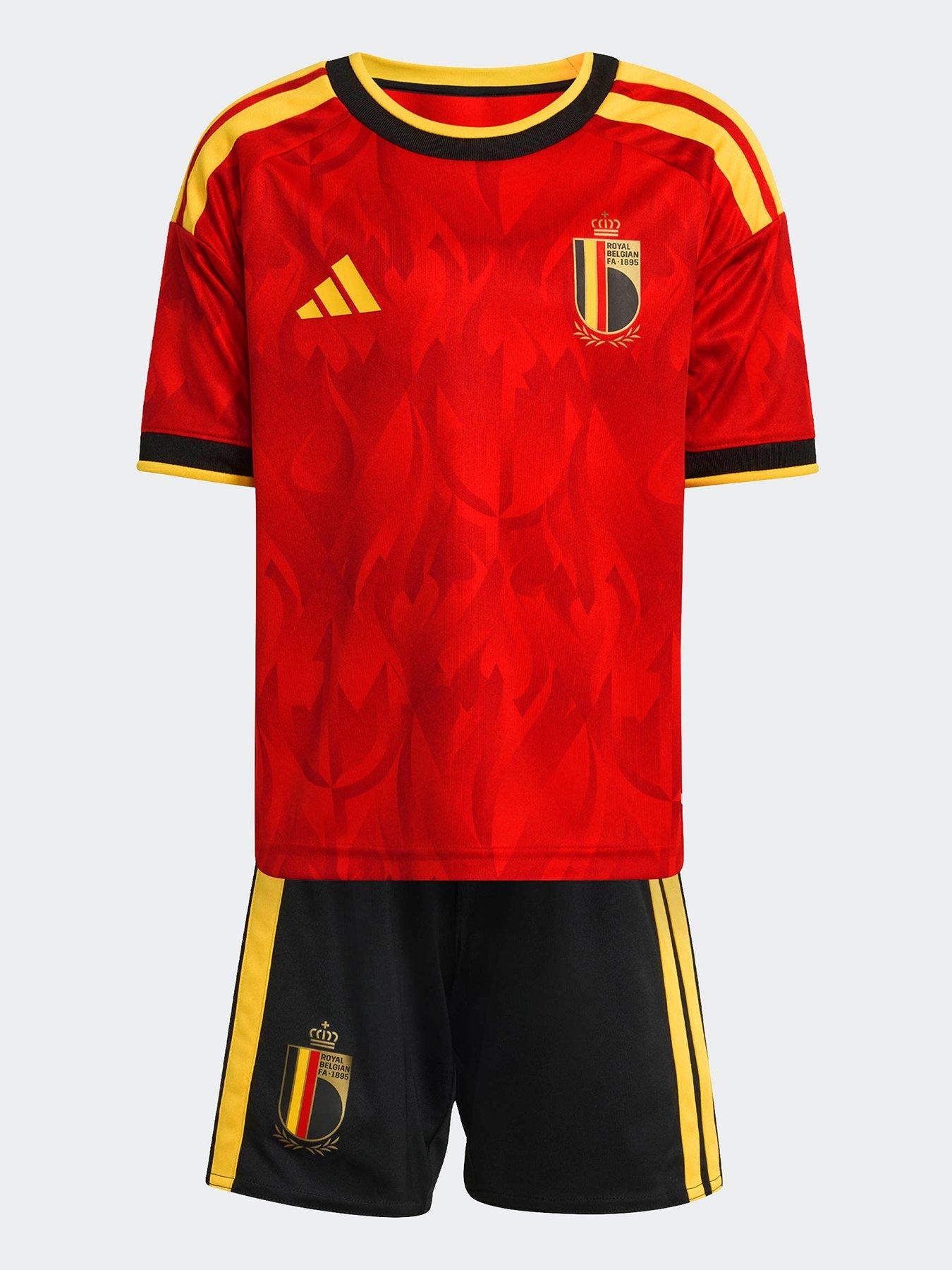 Adidas Junior Belgium Replica 26 Home Football Mini Kit - Red