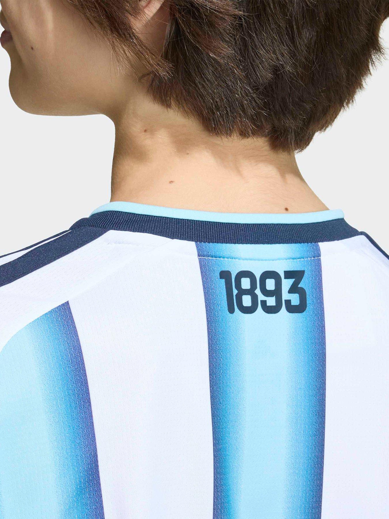 Image 5 of 5 of adidas Junior Argentina Replica 26 Home Football Shirt - White
