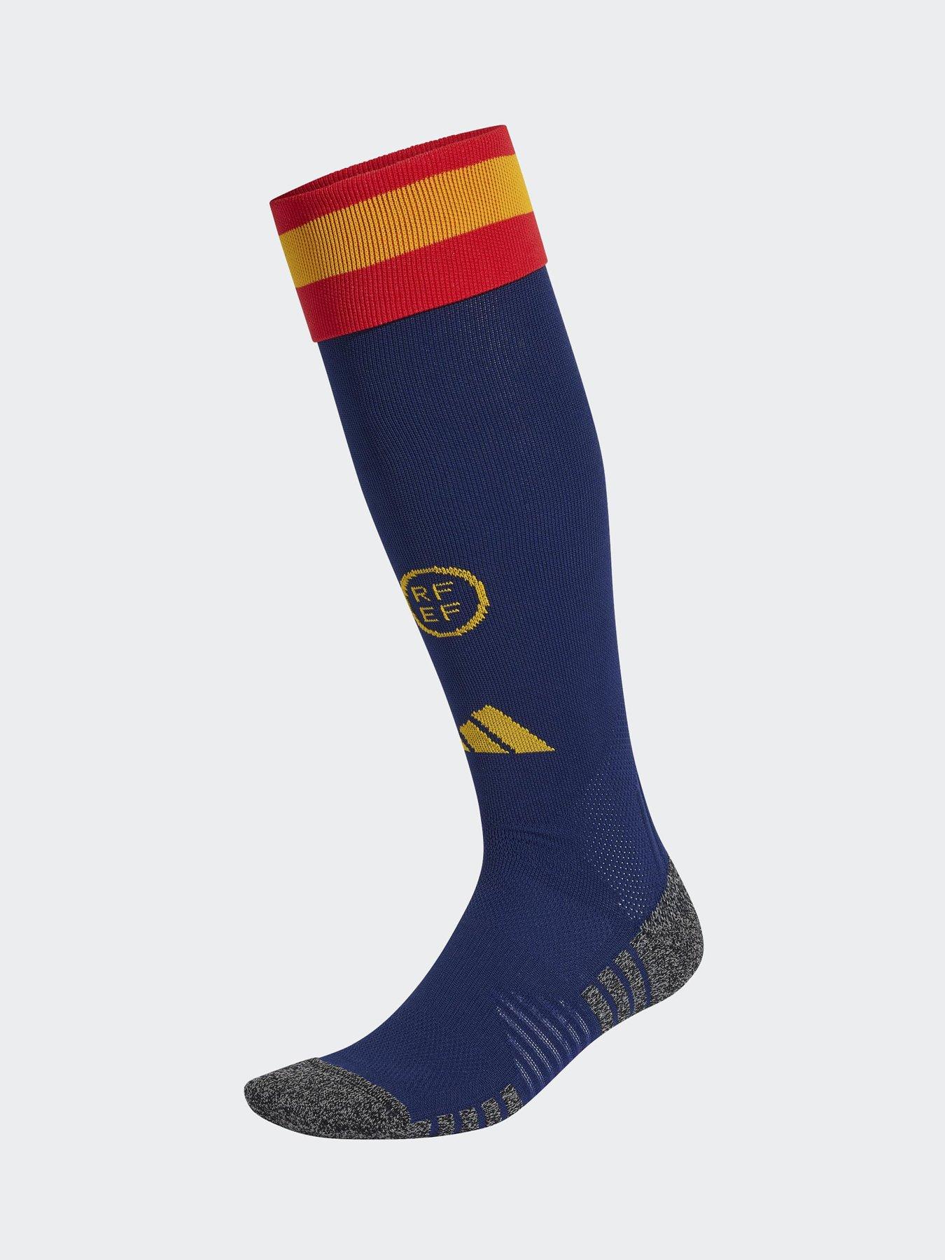 adidas Mens Spain Home Football Socks, Dkblue, Size 12.5-1, Men