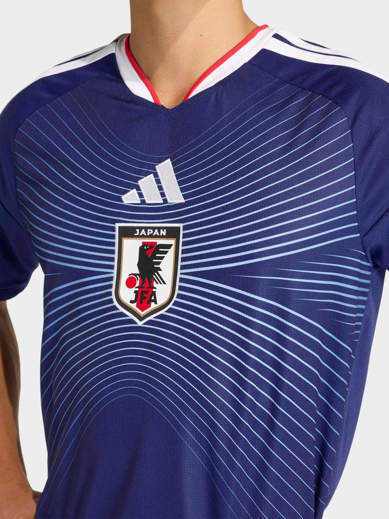 Image 5 of 6 of adidas Mens Japan Replica 26 Home Football Shirt - Blue