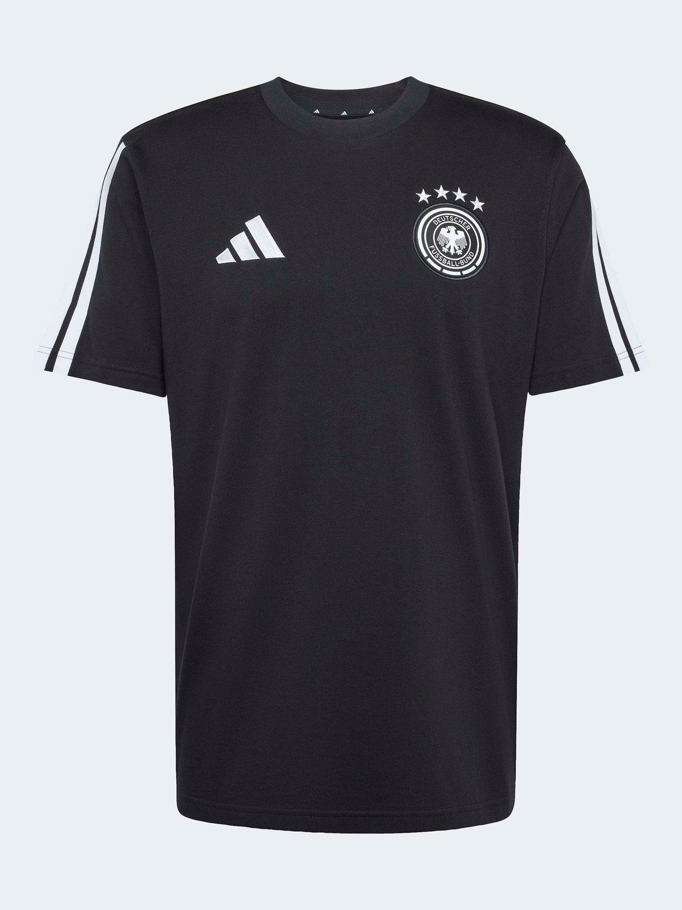 adidas Mens Germany DNA T-Shirt, Black, Size M, Men