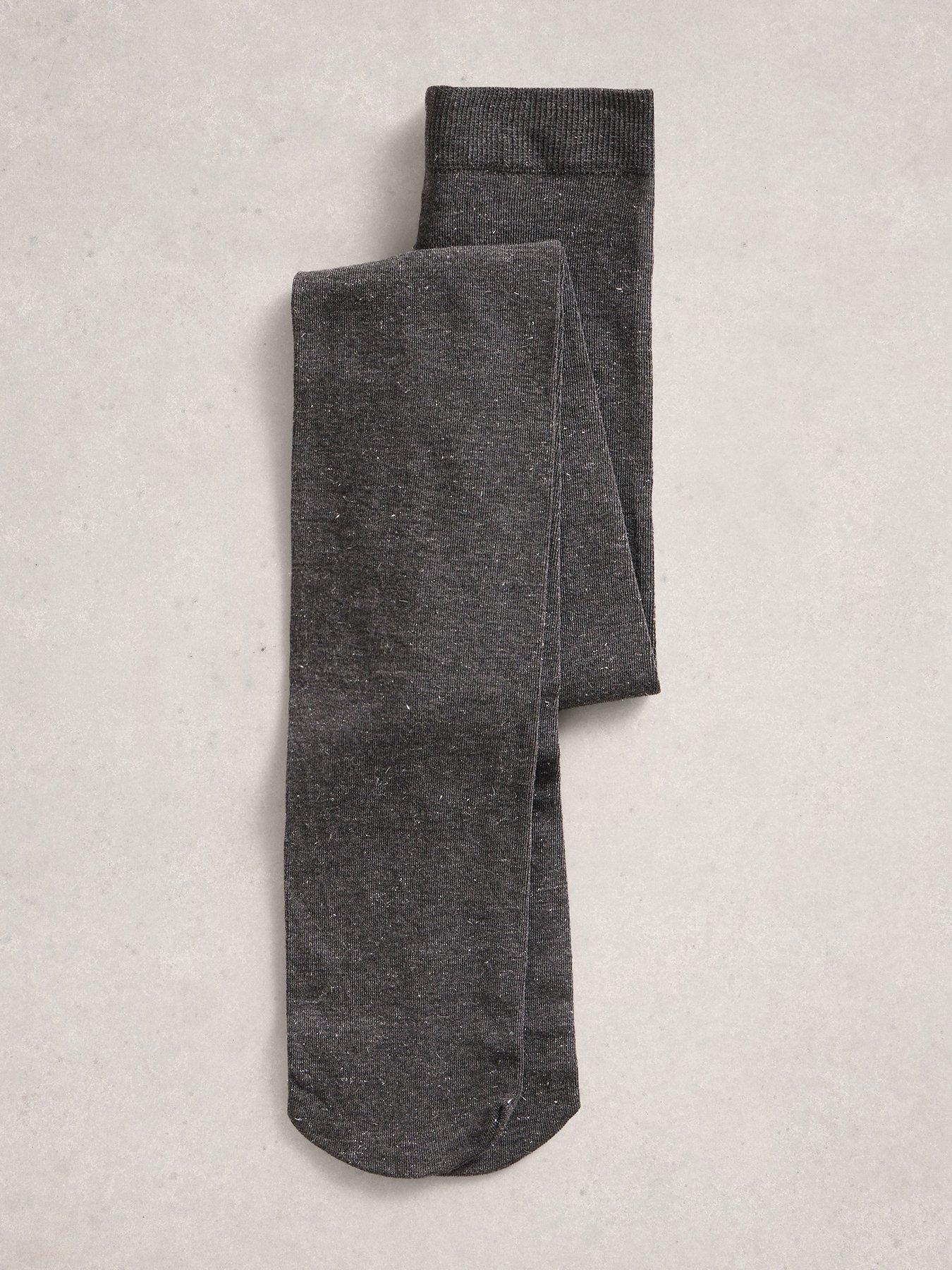 White Stuff Sienna Sparkle Tights - Grey