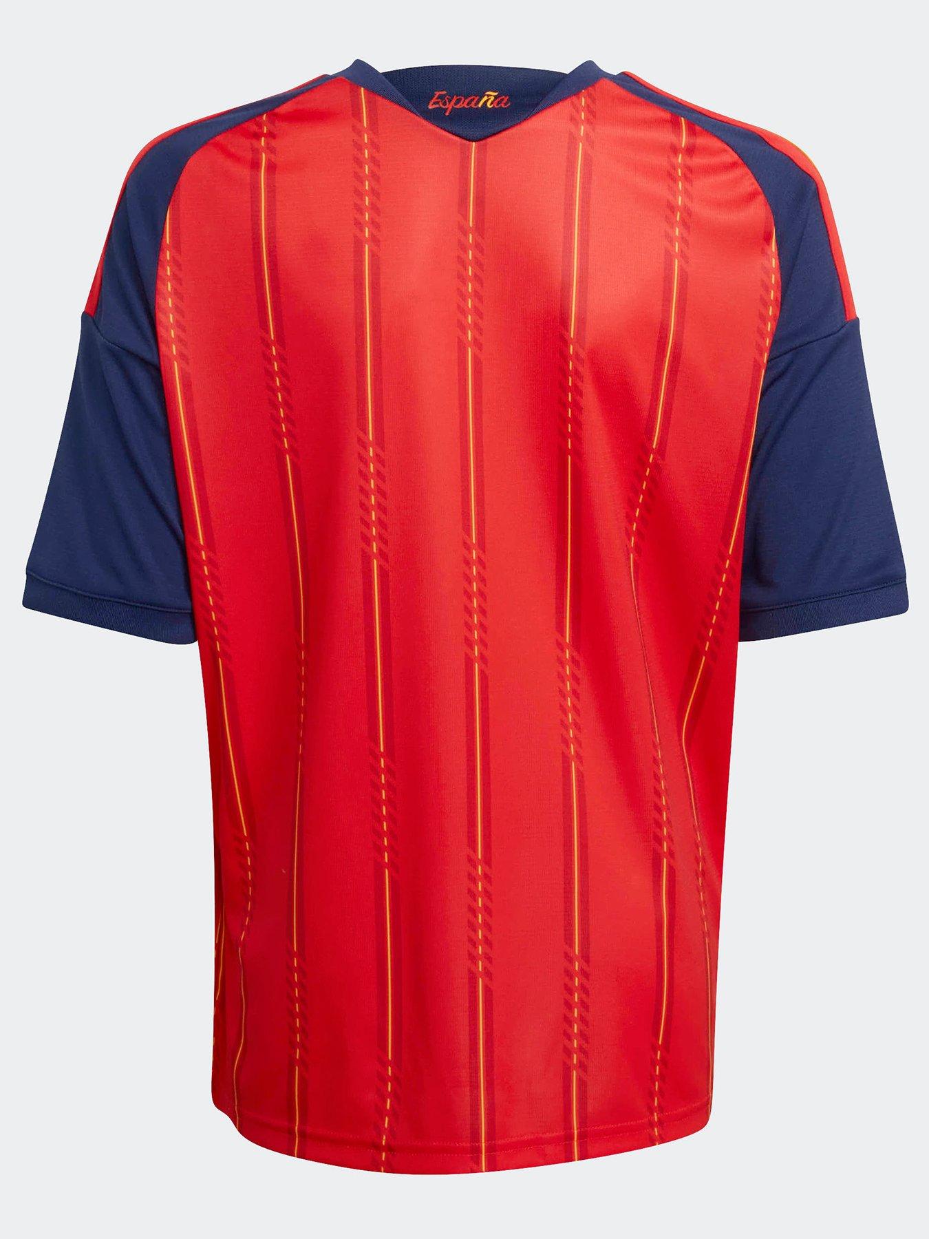 Image 2 of 2 of adidas Junior Spain Replica 26 Home Football Shirt - Red