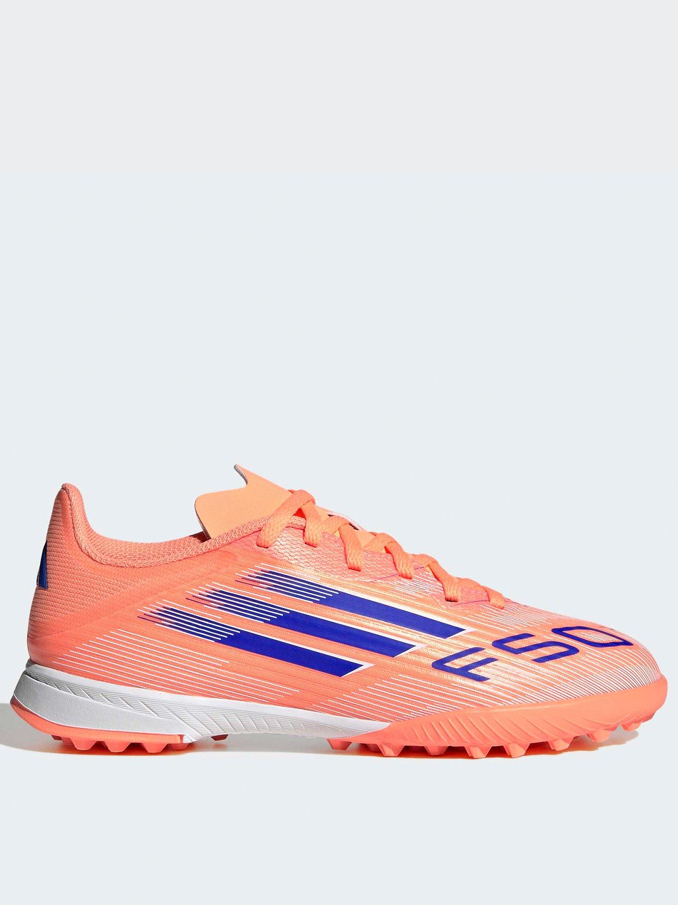 Adidas Junior F50 League Astro Turf Football Boot - Orange