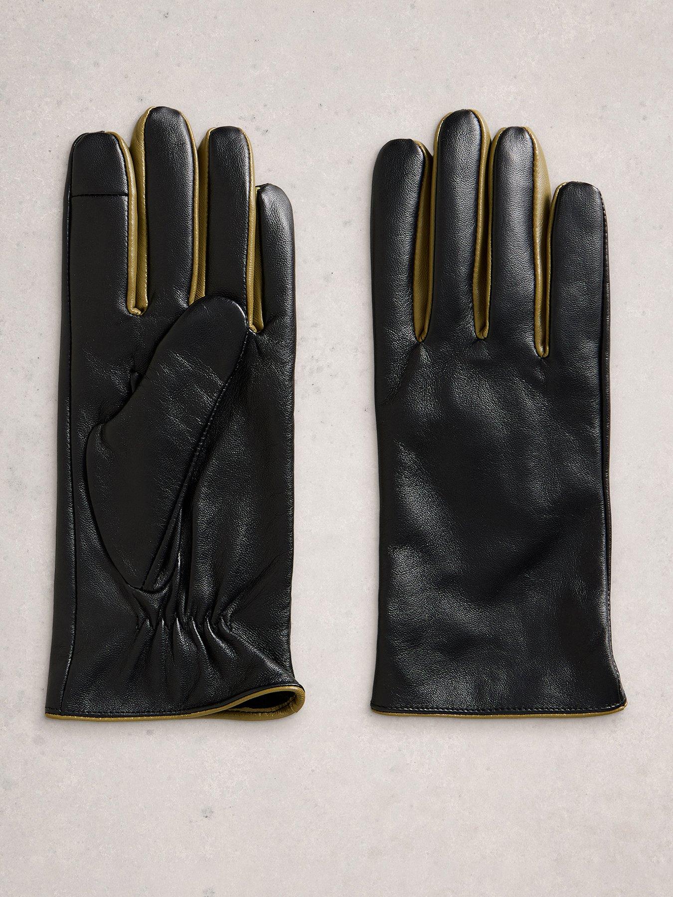 White Stuff Carrie Leather Glove - Black