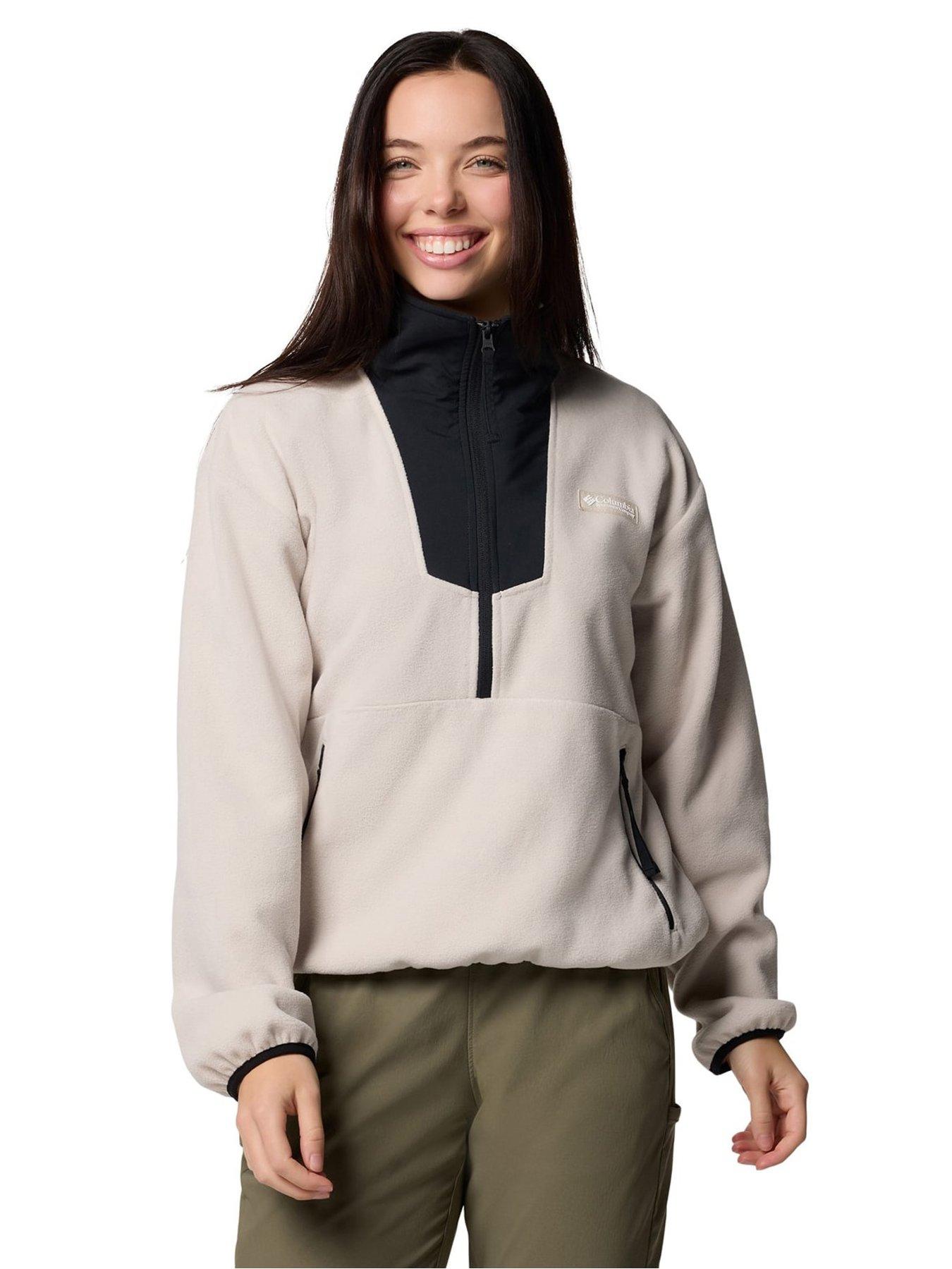 Columbia Womens Sequoia Grove 1/2 Zip Fleece - Brown