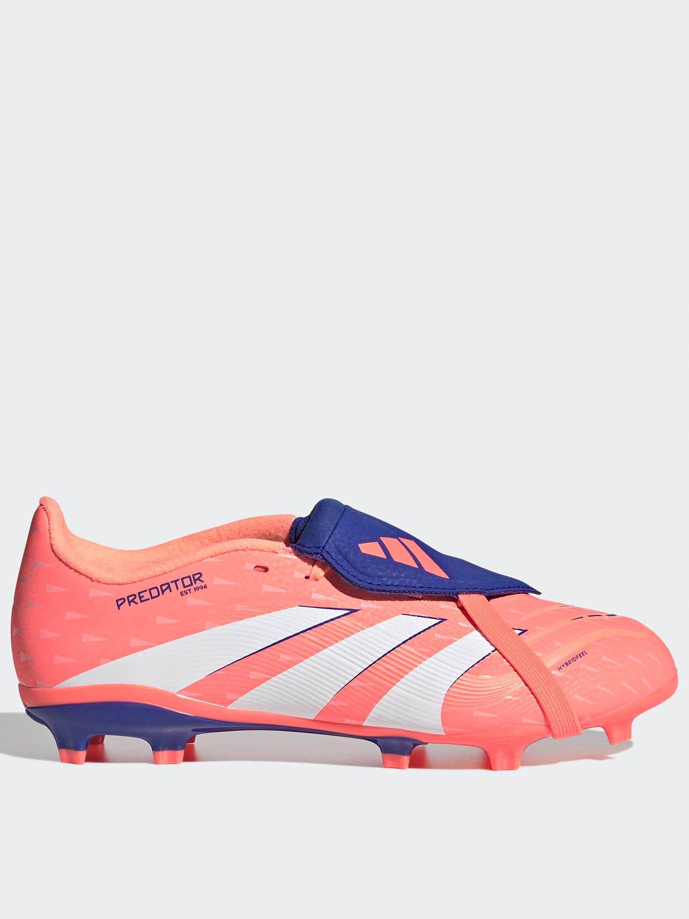 Adidas Junior Predator League Fold Over Tongue Firm Ground Football Boot - Pink