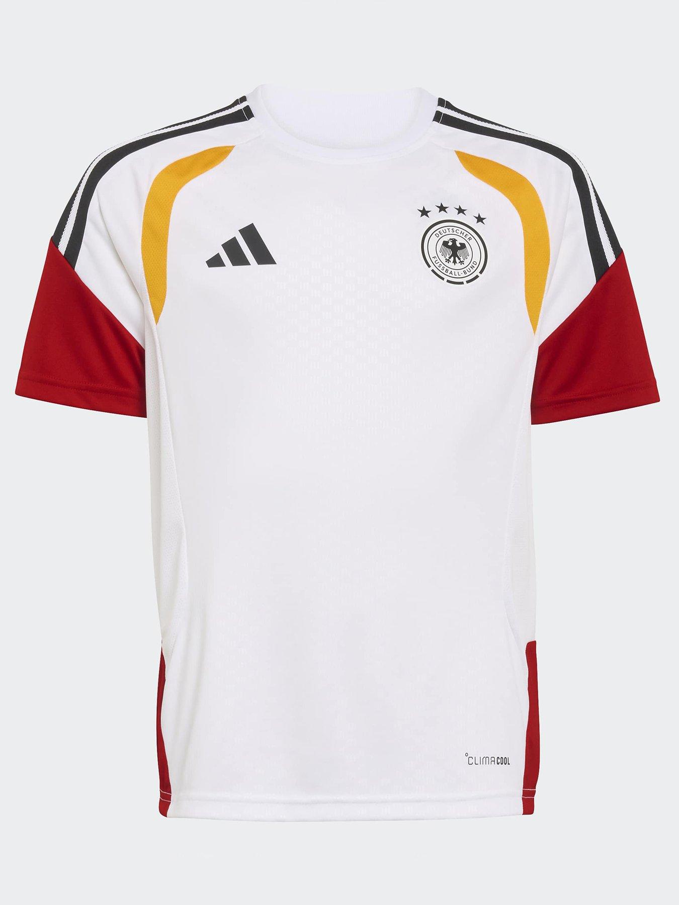 adidas Junior Germany 26 Tiro Training Shirt - White