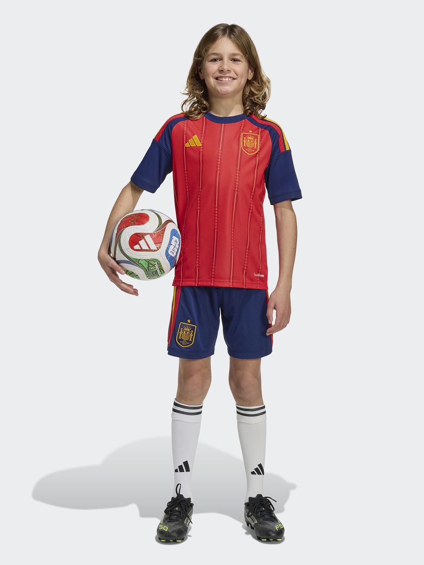 Adidas Junior Spain Replica 26 Home Football Kit - Red