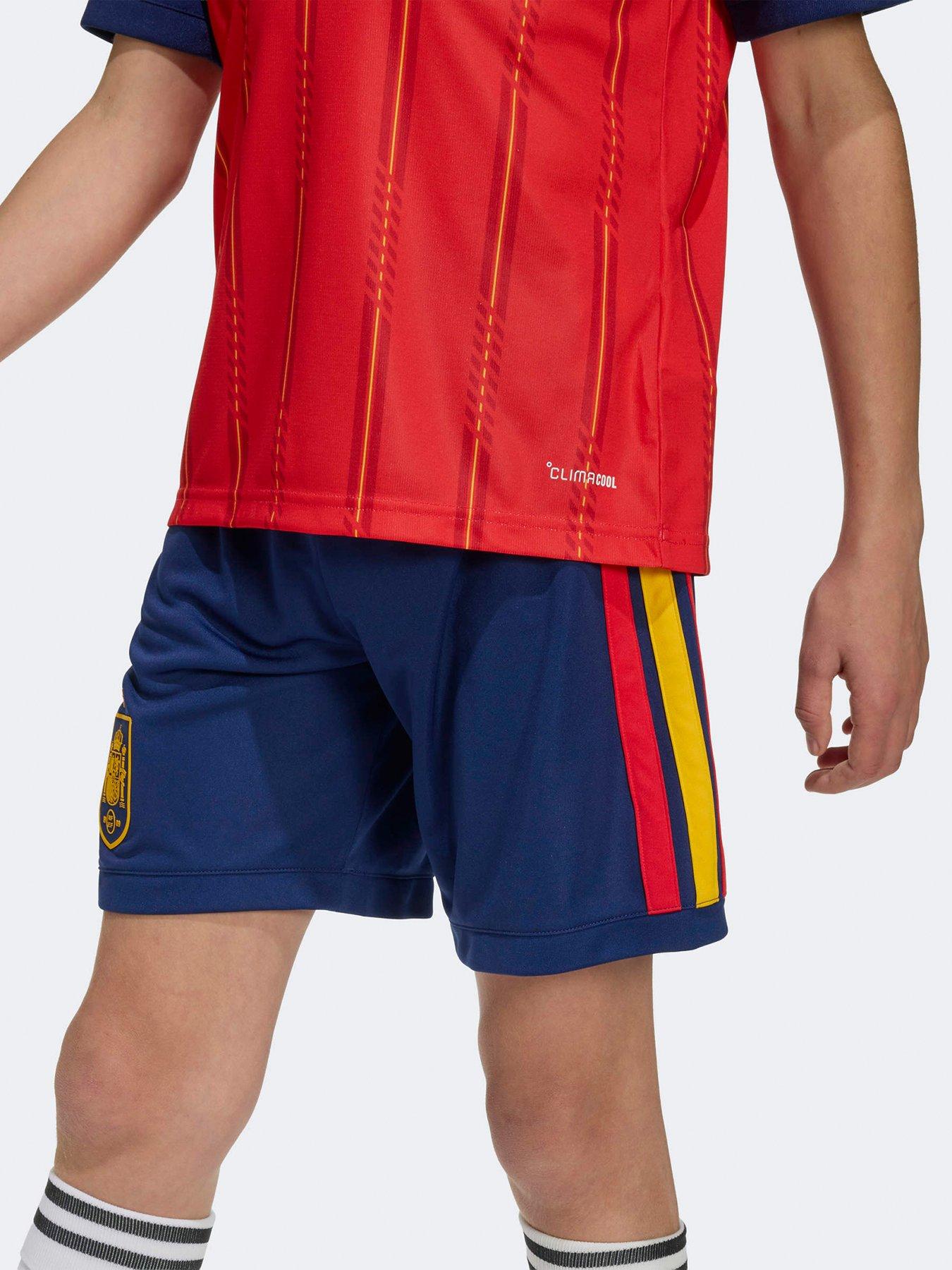 adidas Junior Spain Replica 26 Home Football Kit - Red | Very