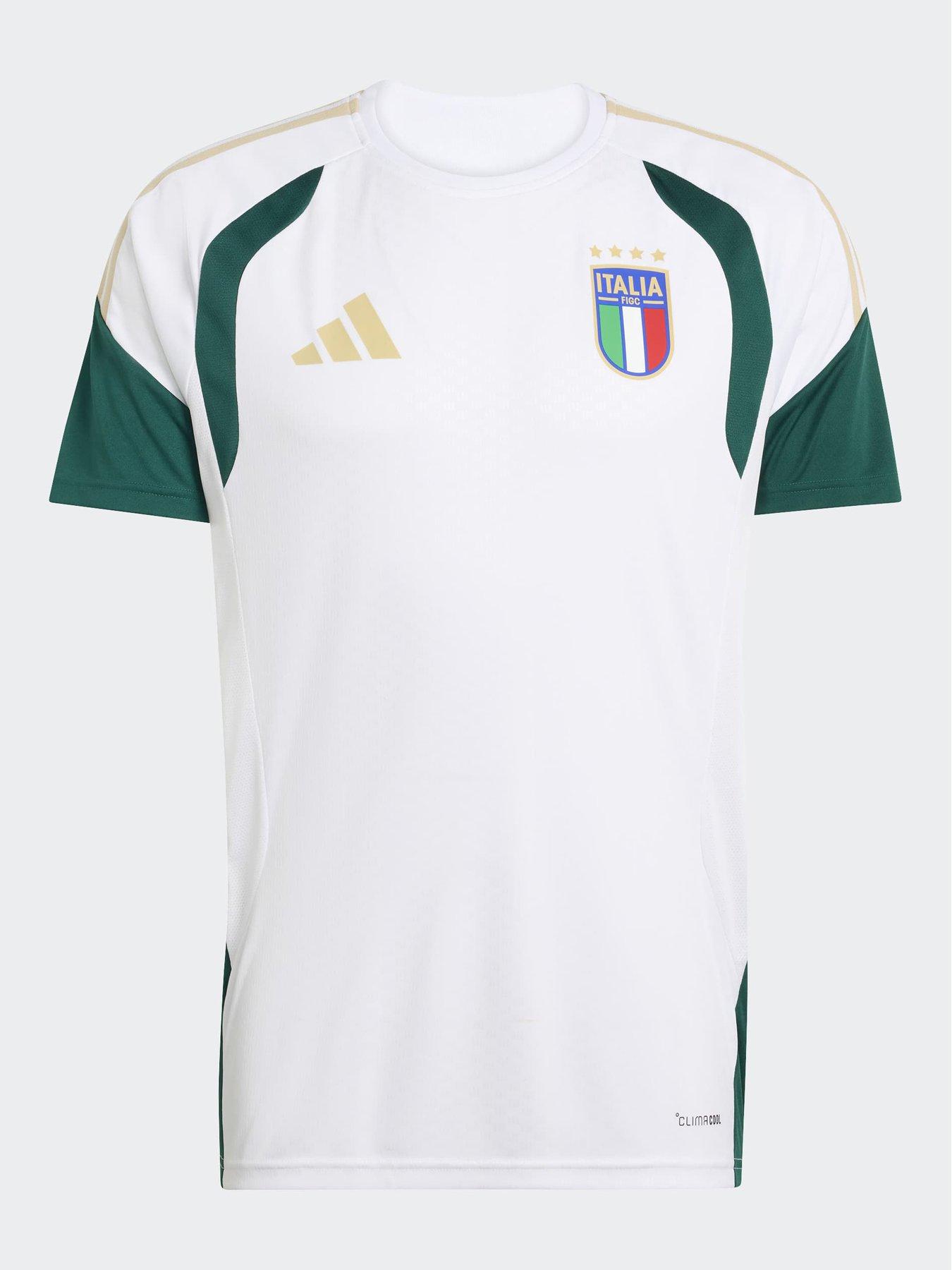 adidas Mens Italy 26 Tiro Training Shirt - White
