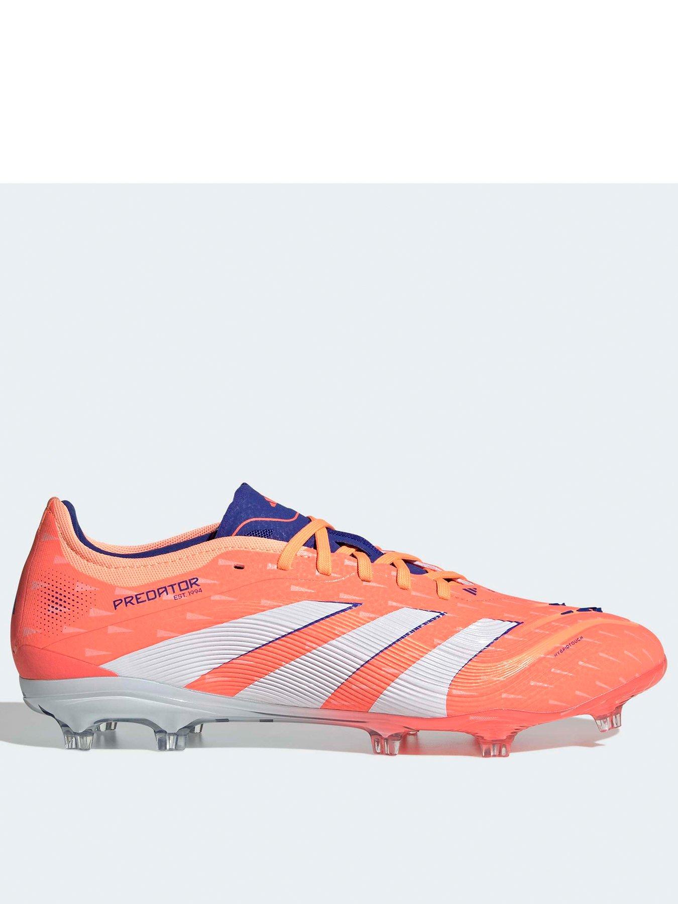 adidas Mens Predator Pro Firm Ground Football Boot, White, Size 9.5, Men