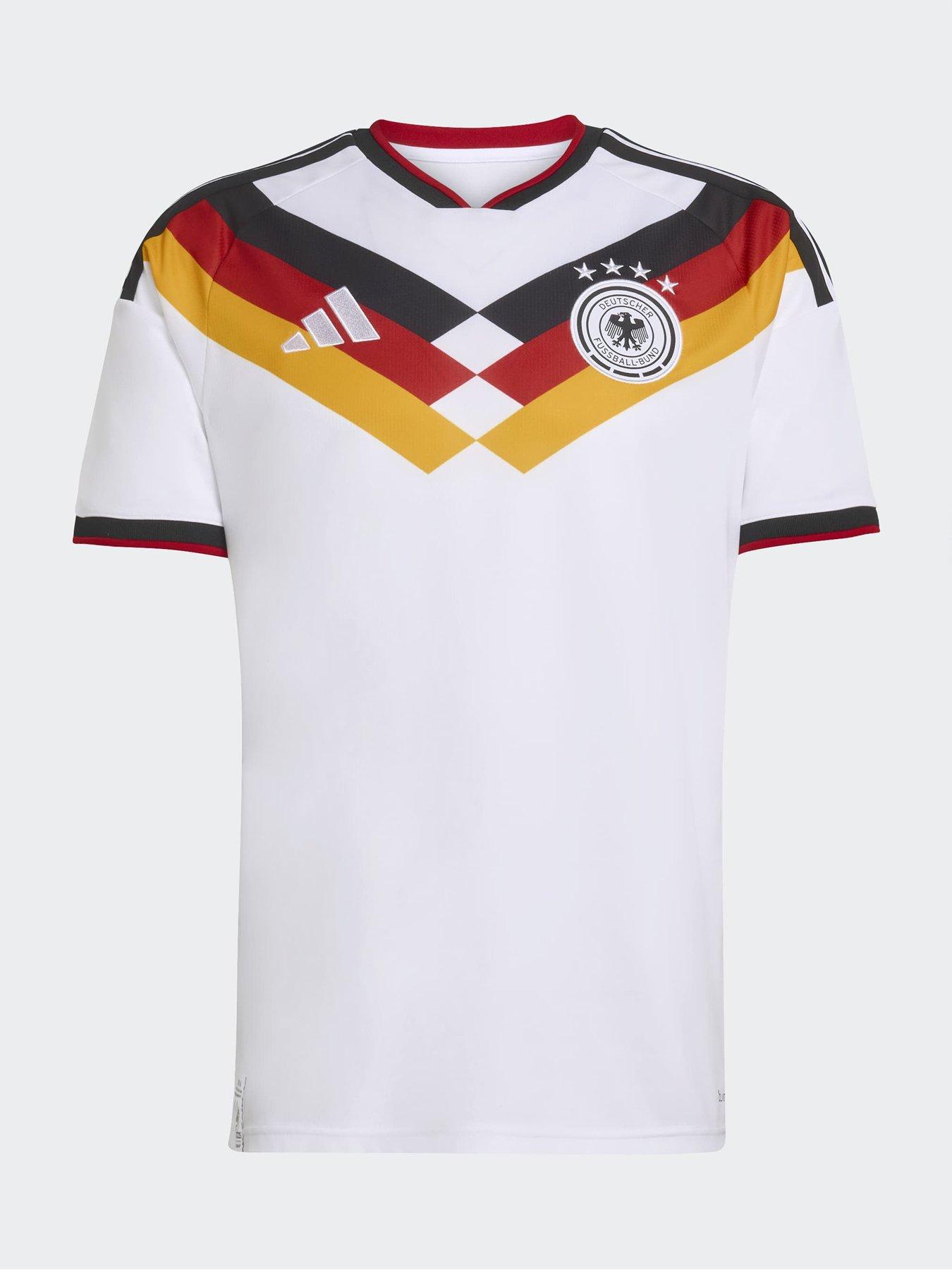 adidas Mens Germany Replica 26 Home Football Shirt - White