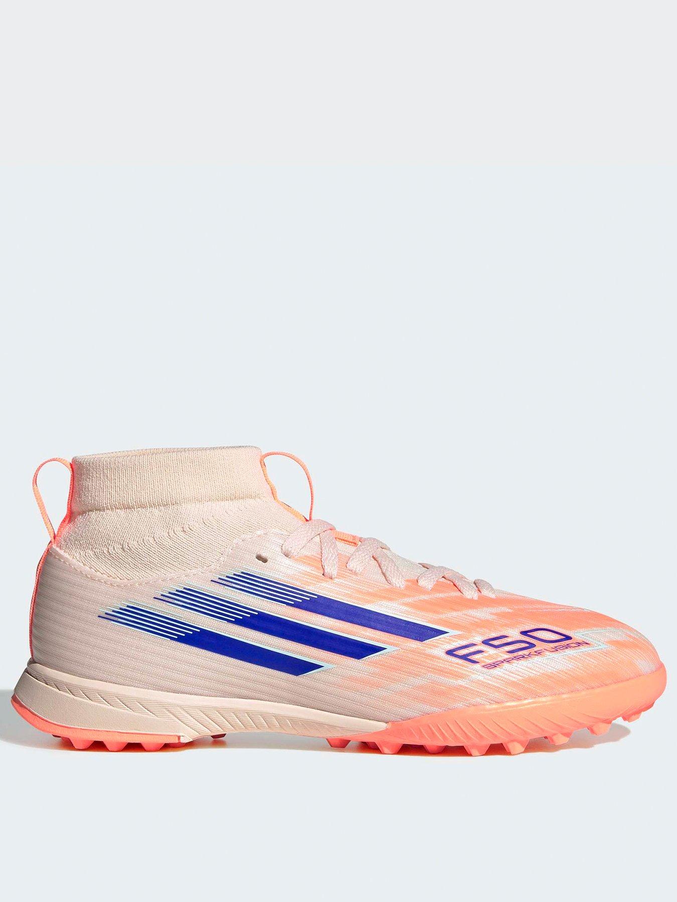 adidas Junior F50 Spark Fusion League Astro Turf Football Boot - Orange