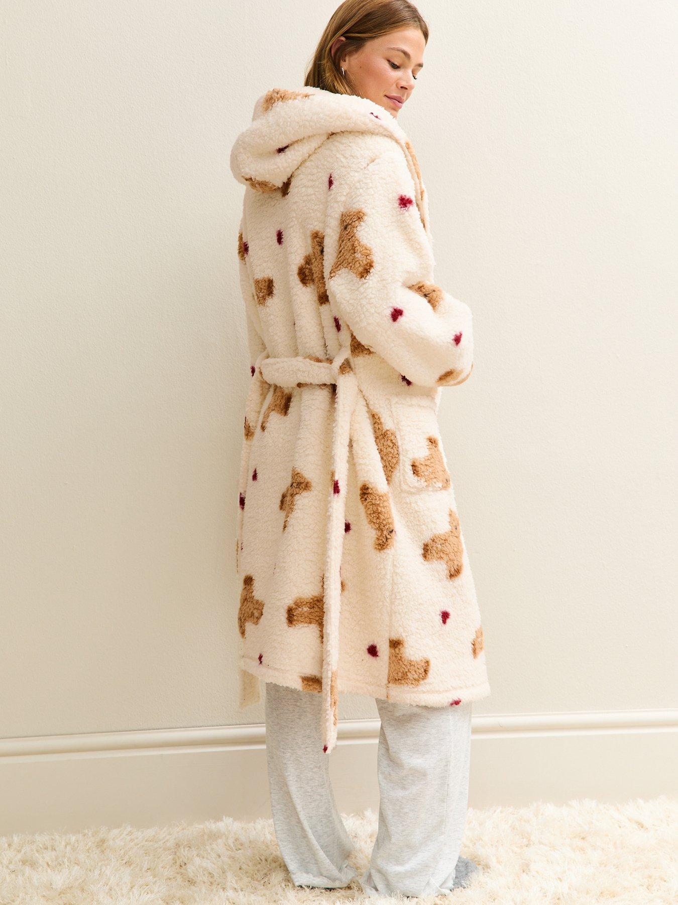 brown bear dressing gown Build-A-Bear Pajama Shop Bear Robe
