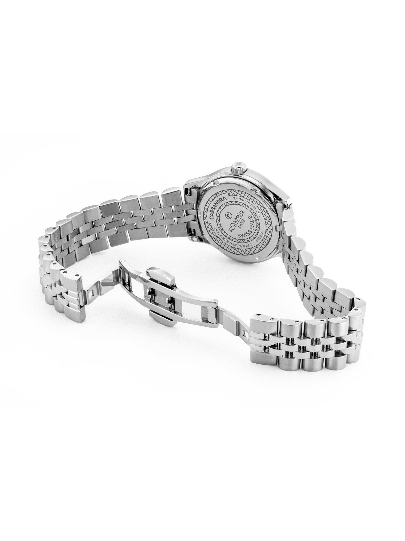 Image 2 of 4 of Roamer of Switzerland Roamer Cassandra White MOP Diamond Dial Stainless Steel