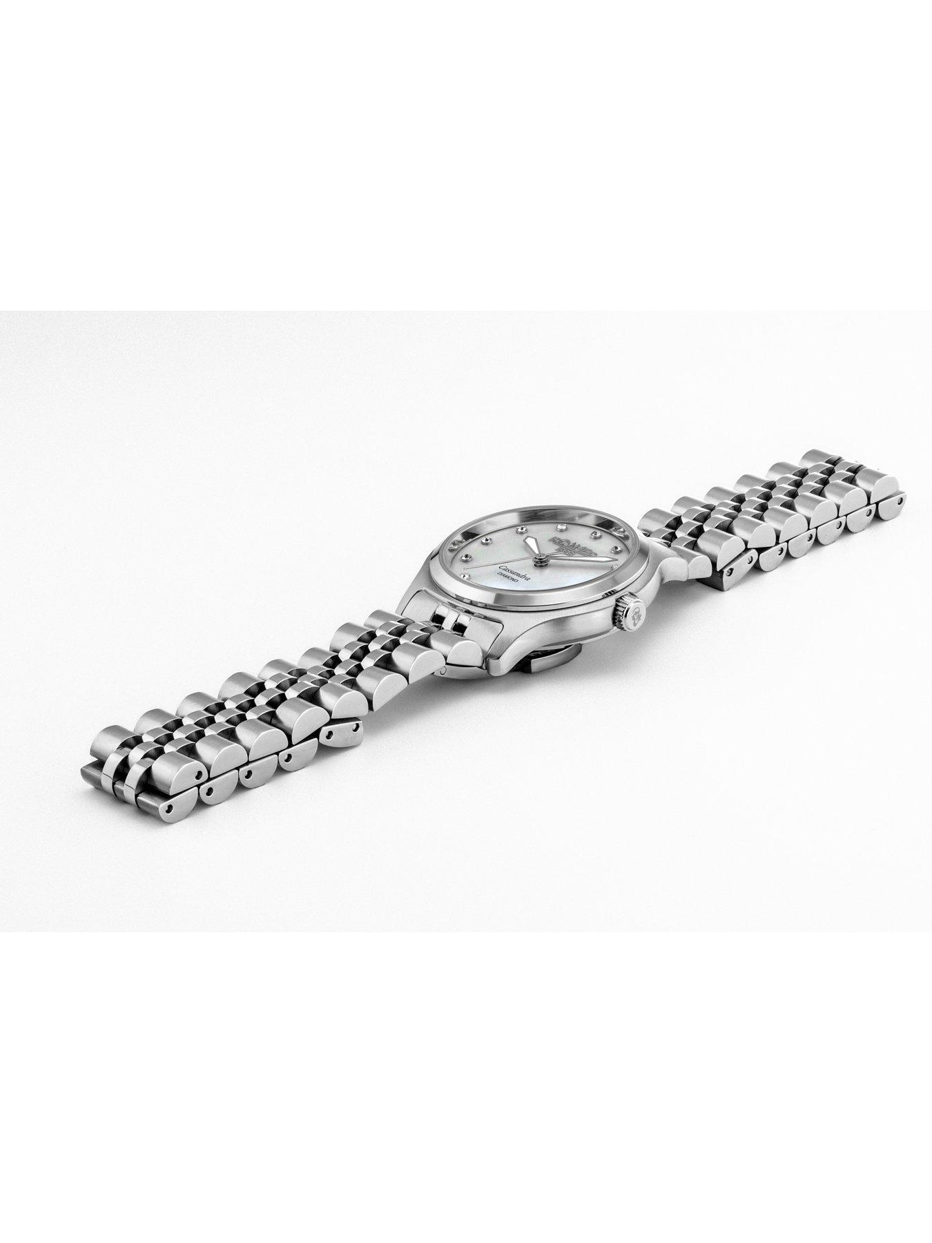 Image 3 of 4 of Roamer of Switzerland Roamer Cassandra White MOP Diamond Dial Stainless Steel