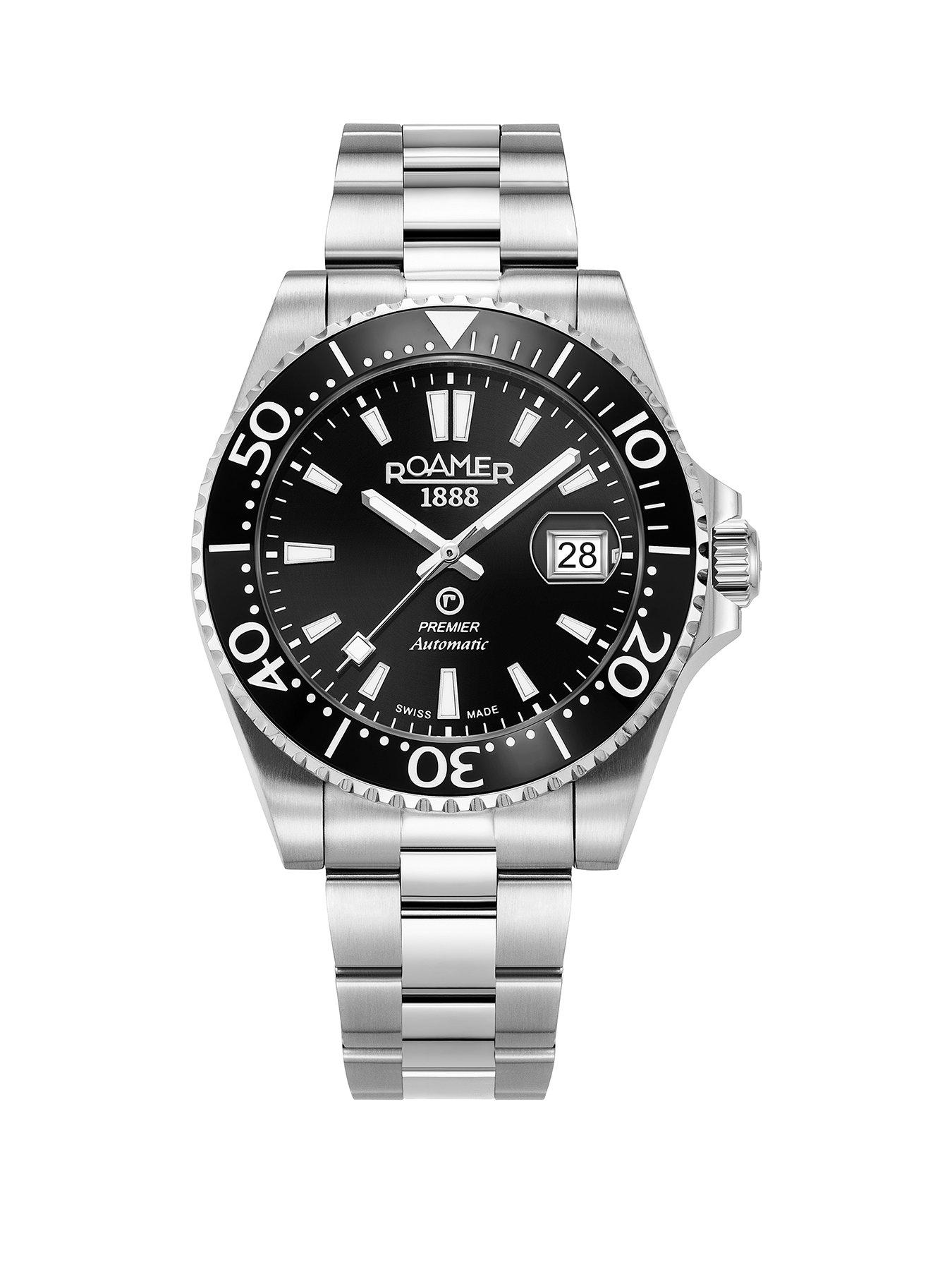 Roamer of Switzerland Roamer Premier Automatic Black Dial Stainless Steel