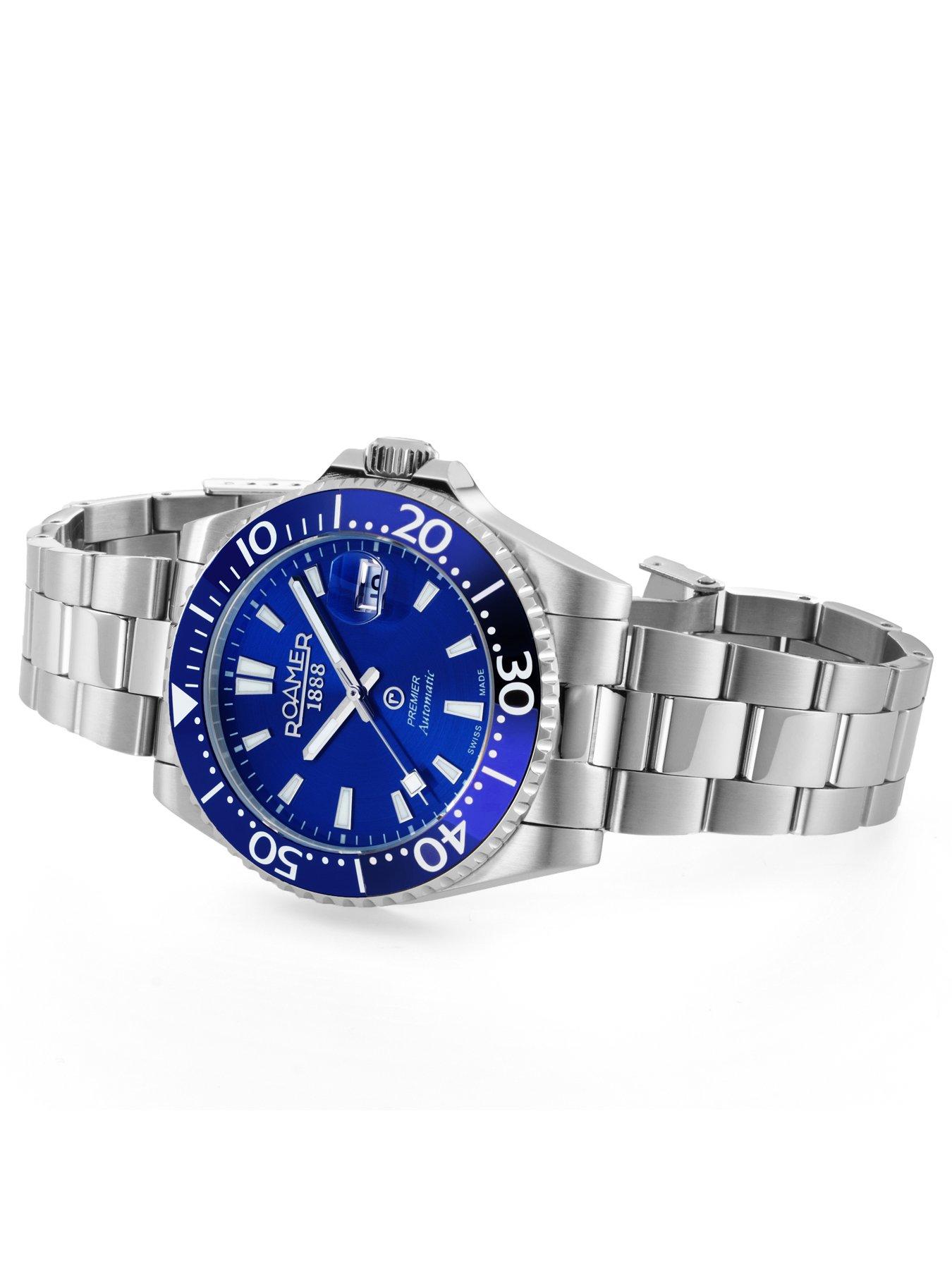 Image 2 of 4 of Roamer of Switzerland Roamer Premier Automatic Blue Dial Stainless Steel