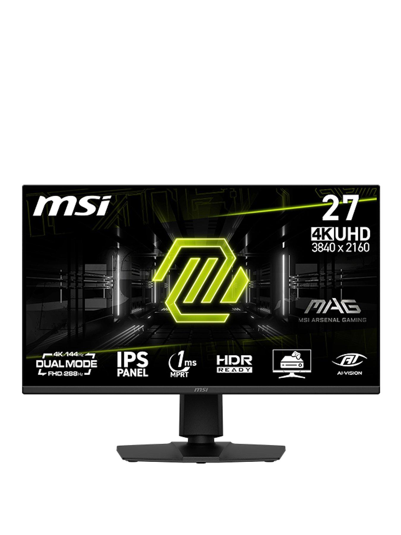 MSI MAG 275UPD E14 27-inch, 4K UHD, Dual Mode 144Hz 4K/288Hz FHD, IPS, Adaptive Sync Gaming Monitor