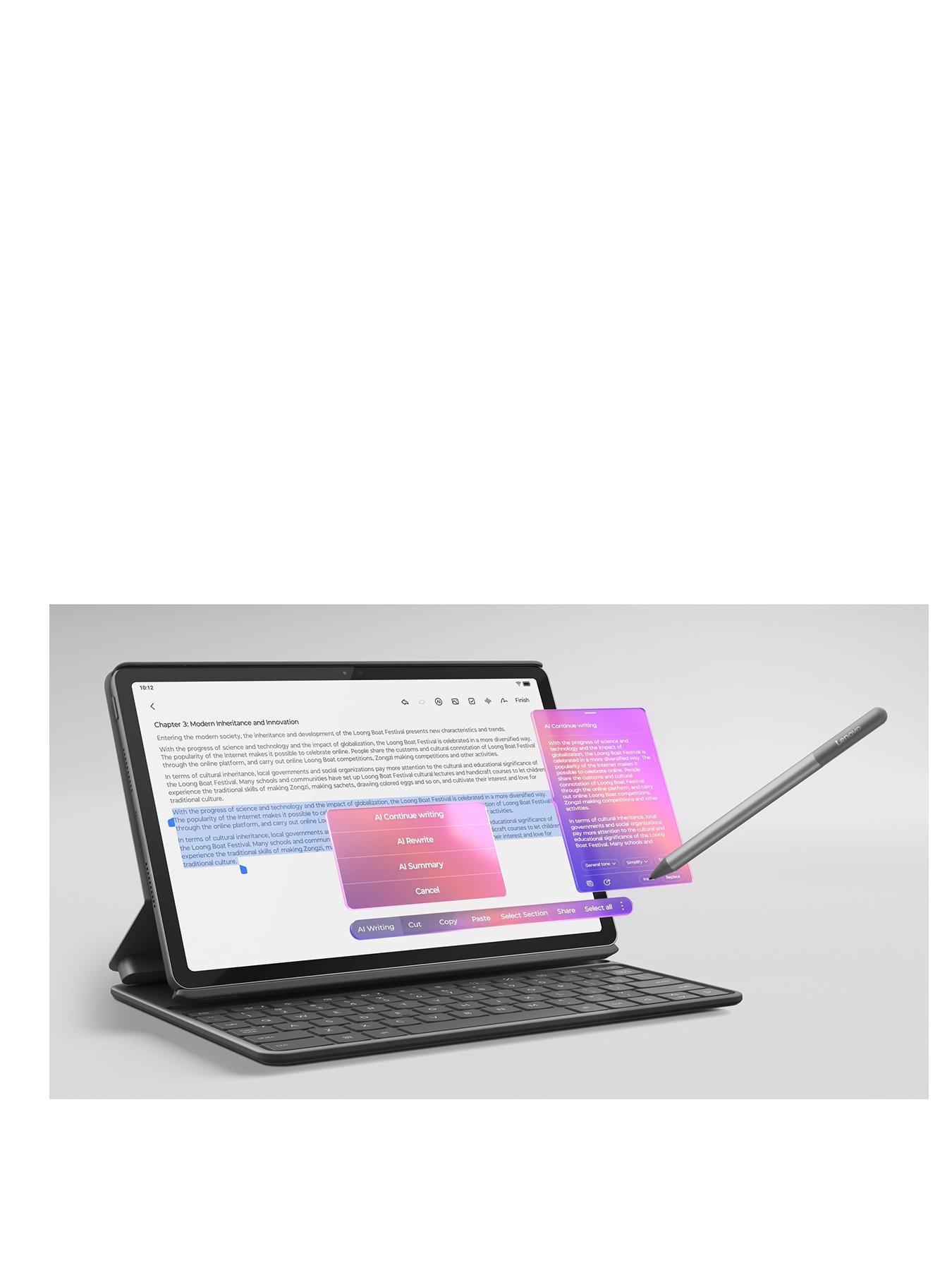 Lenovo Idea Tab 11" Tablet, 128GB with Folio Keyboard  &  Tab Pen